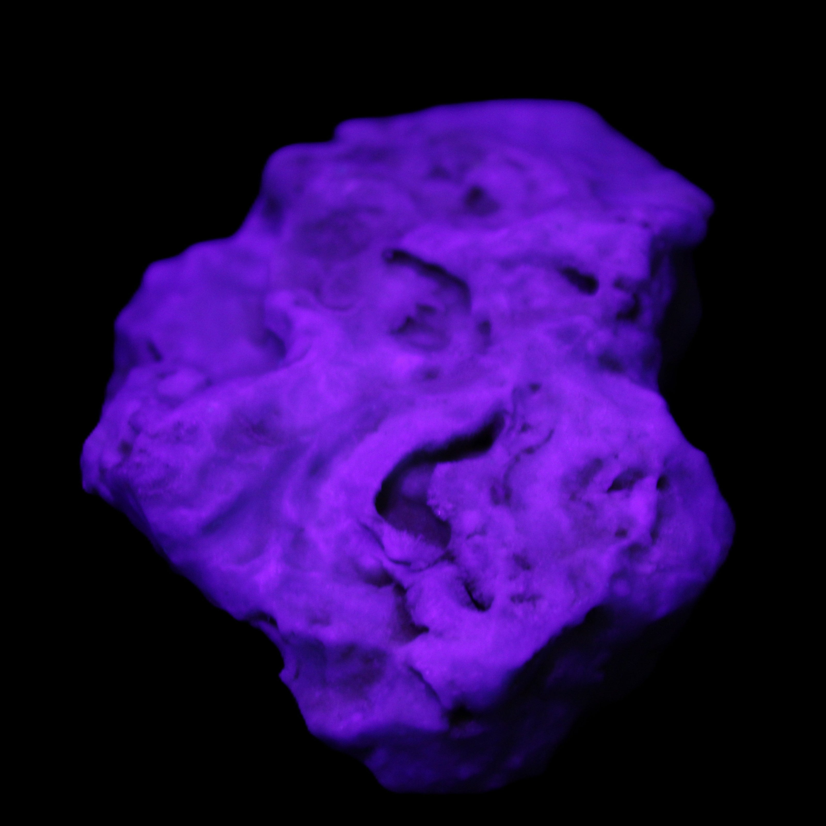 Blue Aragonite 76*22*55mm 88g in sunlight - Rocks and Things Store