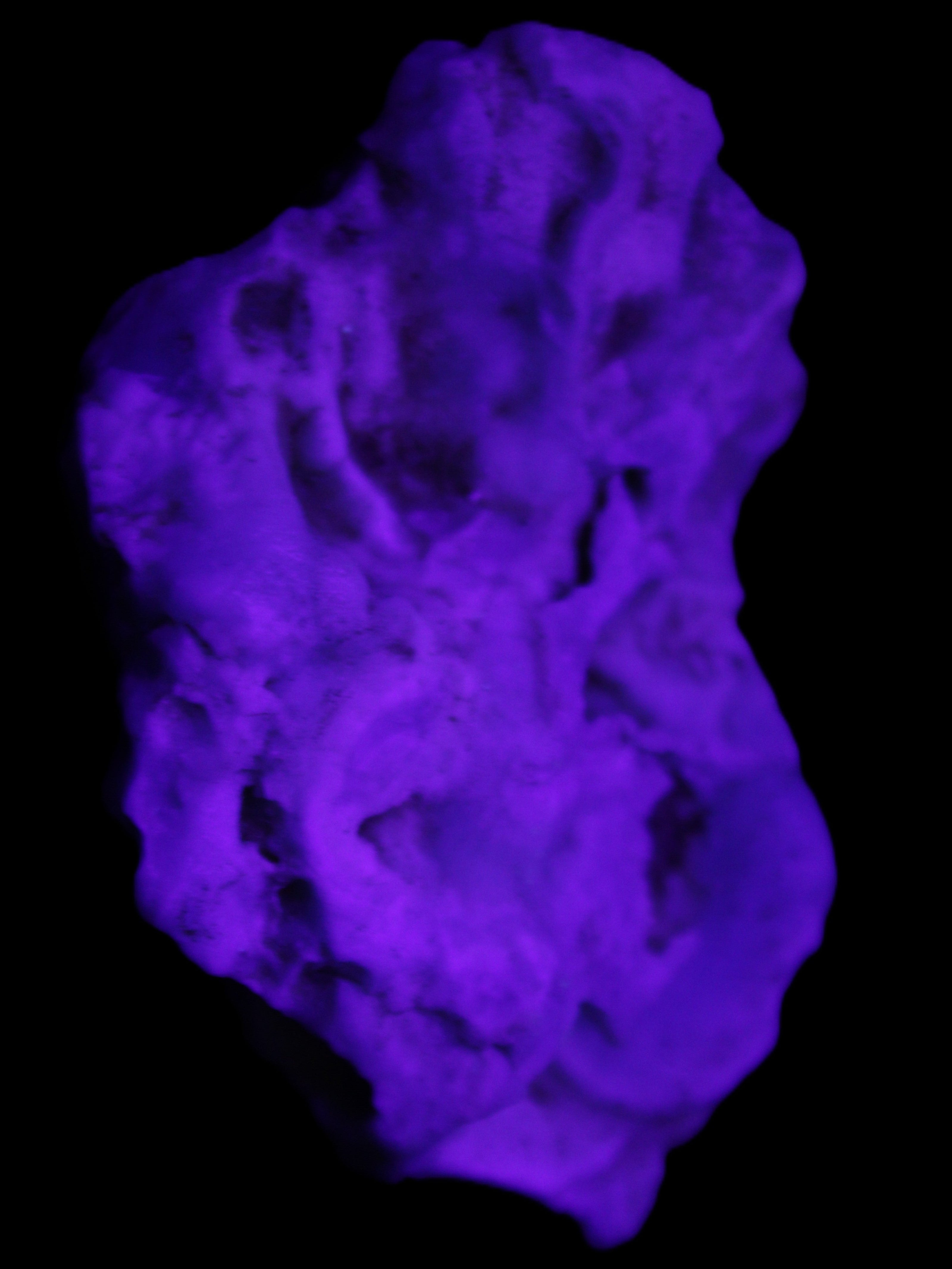 Blue Aragonite 76*22*55mm 88g in sunlight - Rocks and Things Store