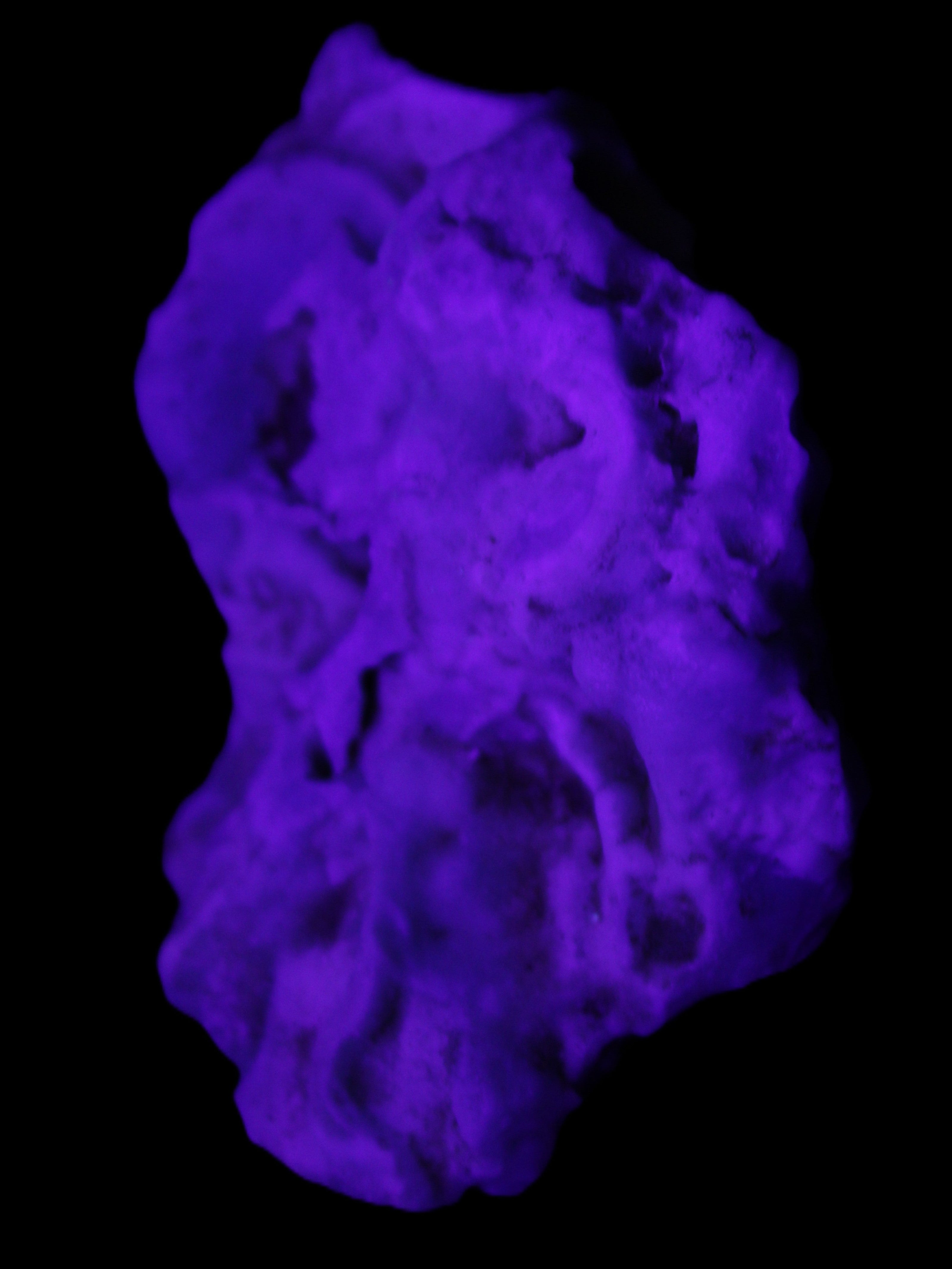 Blue Aragonite 76*22*55mm 88g in sunlight - Rocks and Things Store