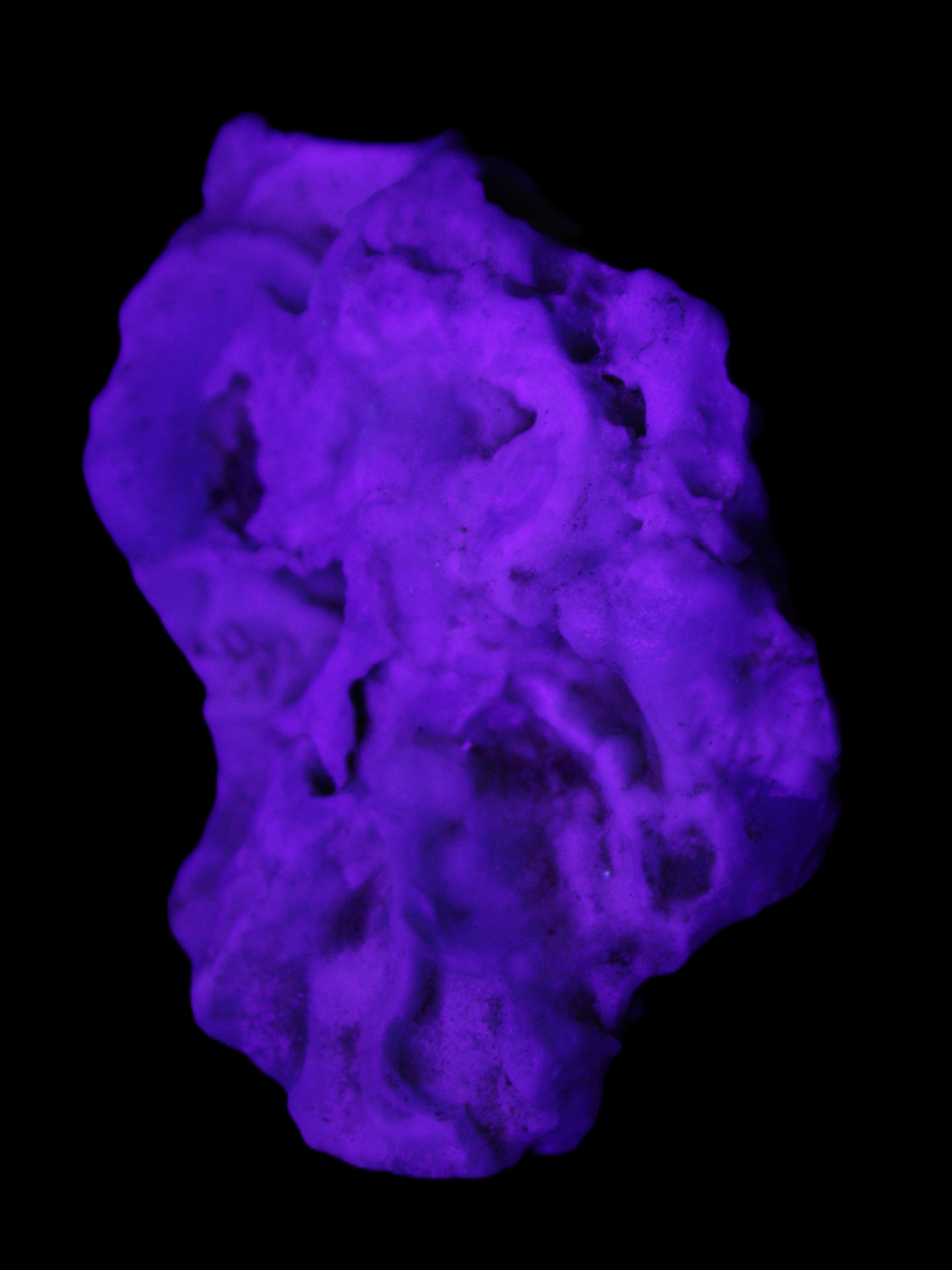 Blue Aragonite 76*22*55mm 88g in sunlight - Rocks and Things Store