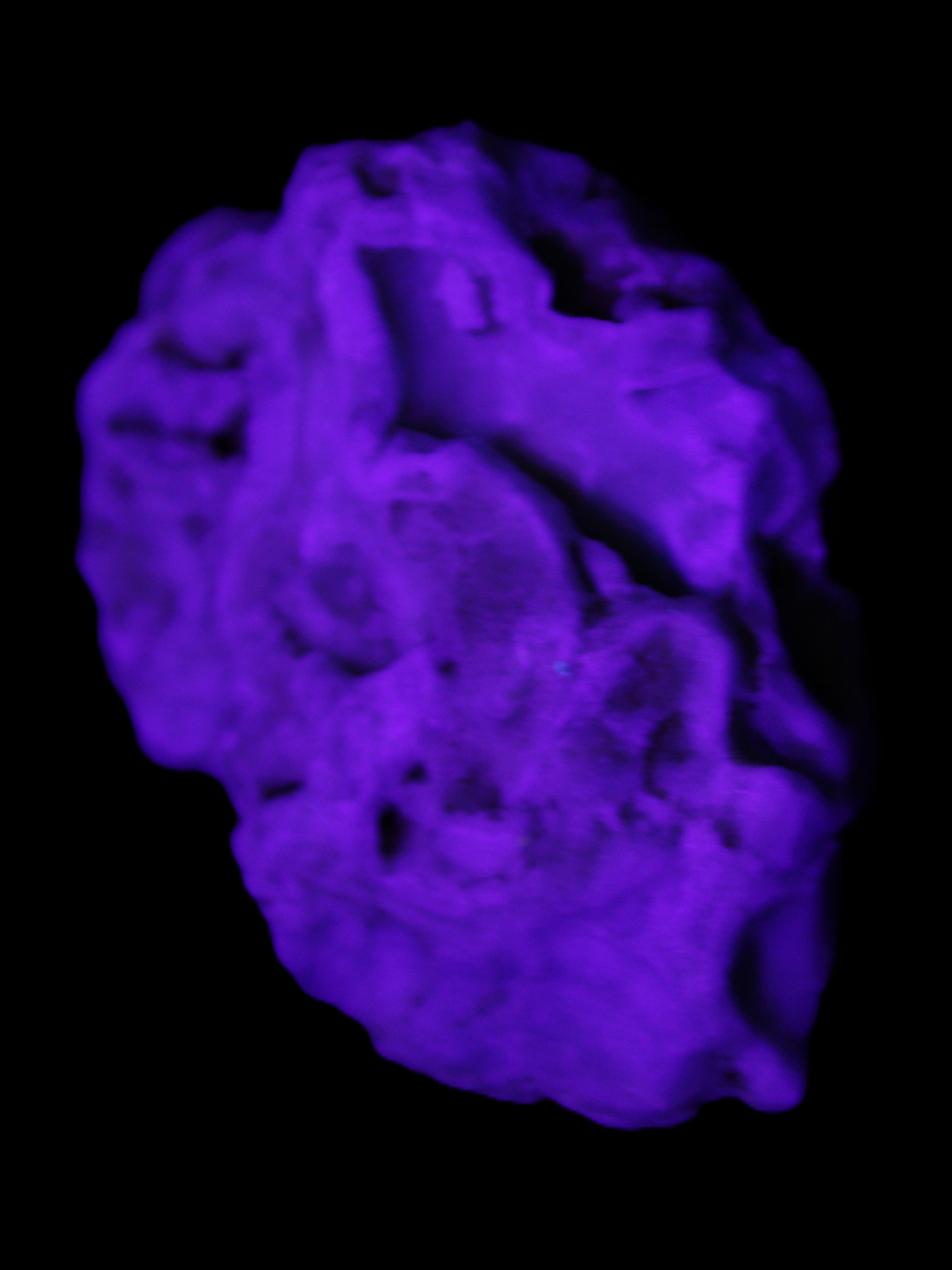 Blue Aragonite 76*22*55mm 88g in sunlight - Rocks and Things Store