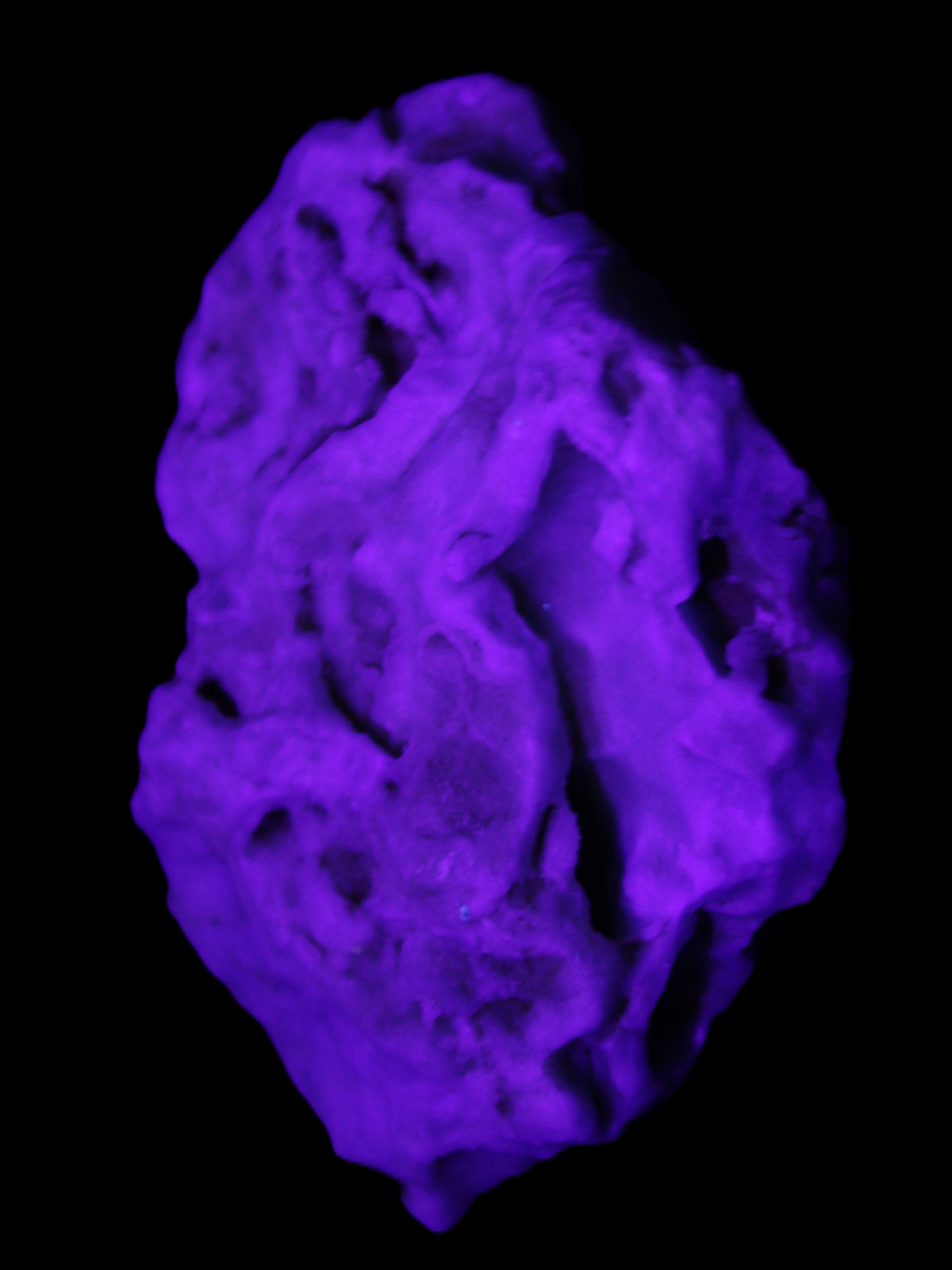 Blue Aragonite 76*22*55mm 88g in sunlight - Rocks and Things Store