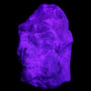 Blue Aragonite specimen 68*25*51mm 84.5g in UV light - Rocks and Things Store