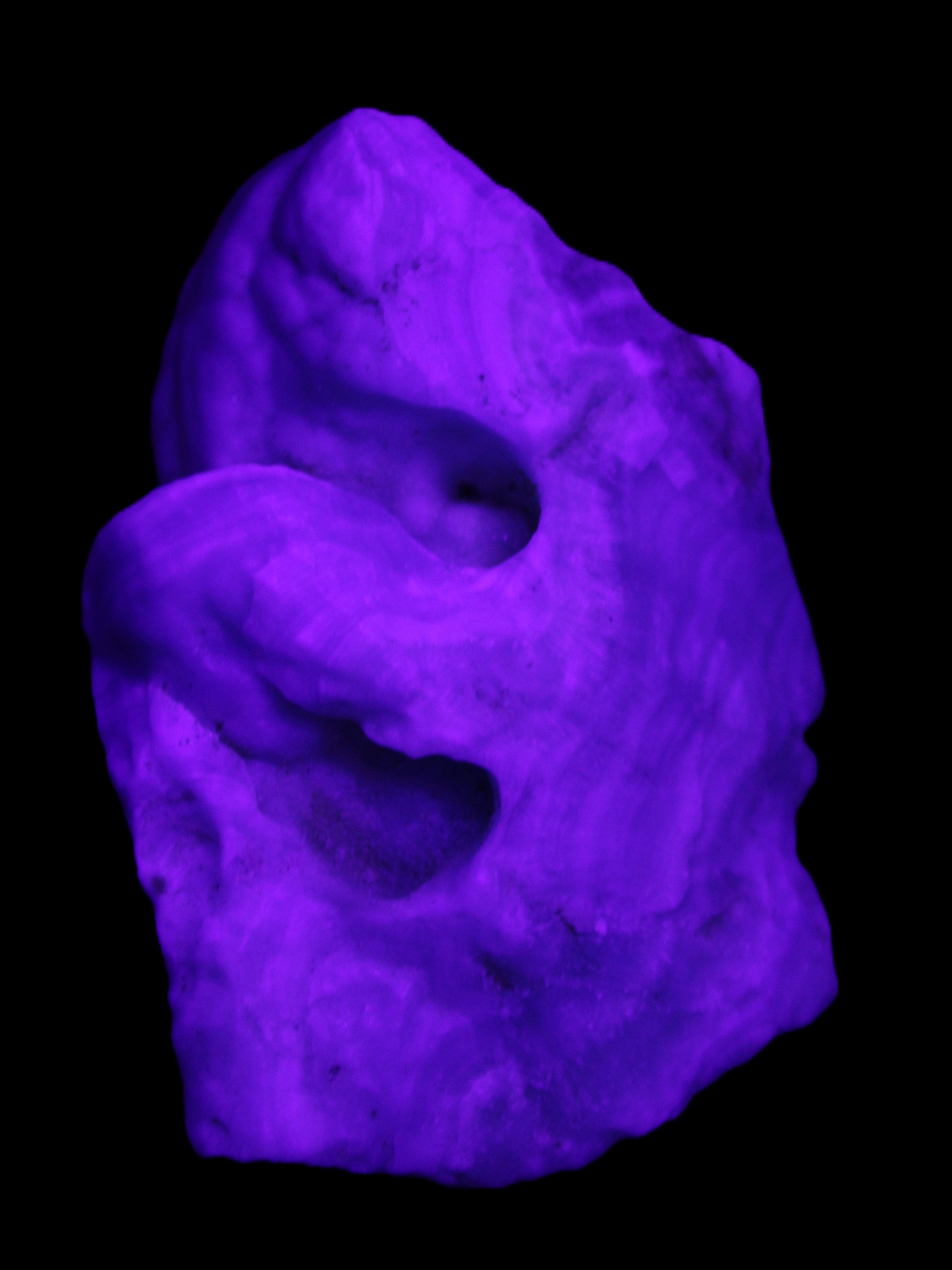 Blue Aragonite specimen 68*25*51mm 84.5g in sunlight - Rocks and Things Store