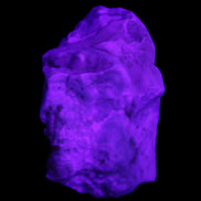 Blue Aragonite specimen 68*25*51mm 84.5g in UV light - Rocks and Things Store