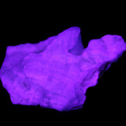 Blue Aragonite specimen 68*25*51mm 84.5g in UV light - Rocks and Things Store