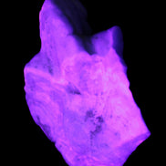 Blue Aragonite specimen 68*25*51mm 84.5g in UV light - Rocks and Things Store