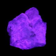 Blue Aragonite specimen 68*25*51mm 84.5g in UV light - Rocks and Things Store