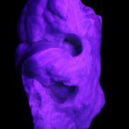 Blue Aragonite specimen 68*25*51mm 84.5g in UV light - Rocks and Things Store