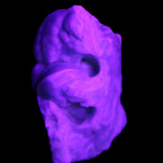 Blue Aragonite specimen 68*25*51mm 84.5g in UV light - Rocks and Things Store