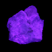 Blue Aragonite specimen 68*25*51mm 84.5g in UV light - Rocks and Things Store