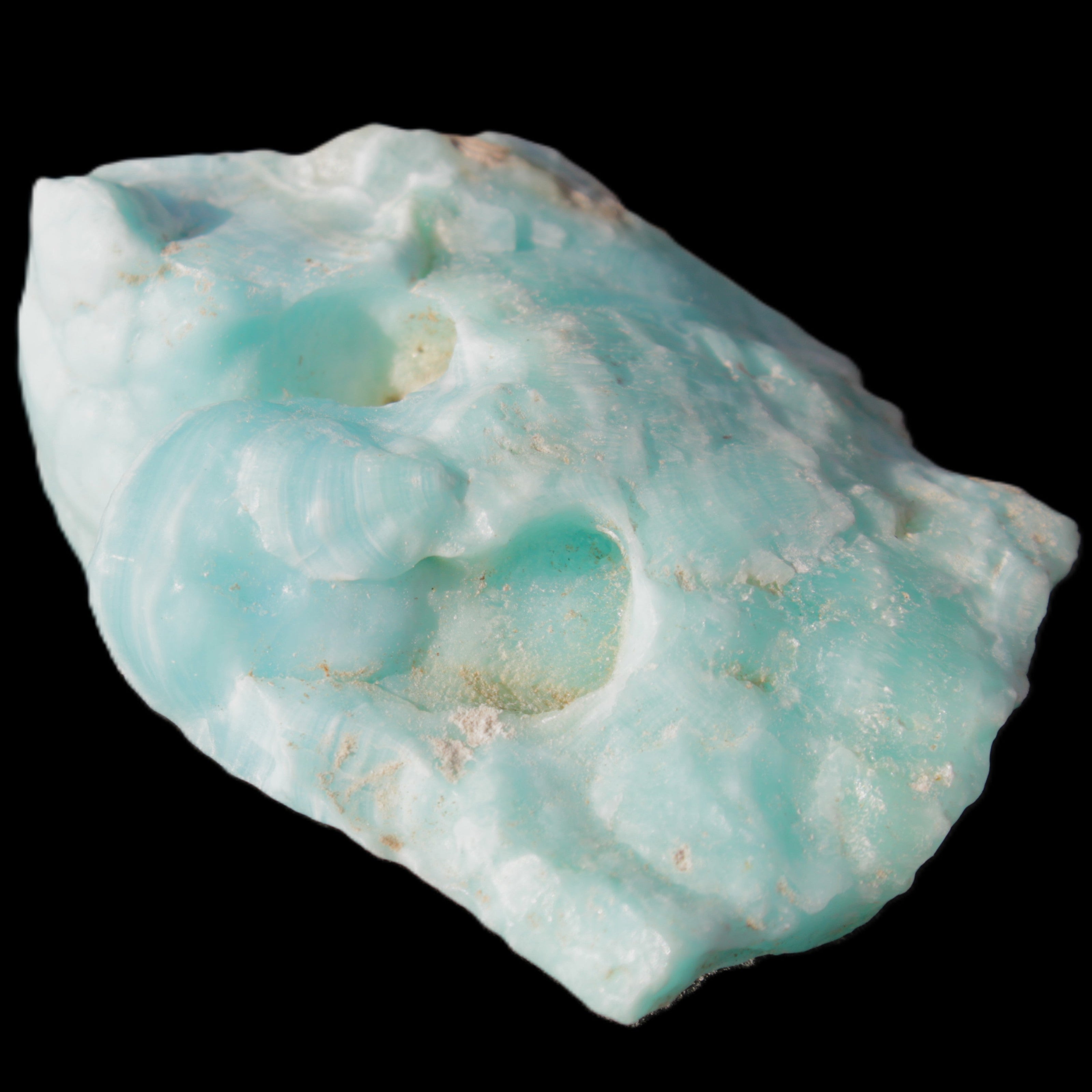 Blue Aragonite specimen 68*25*51mm 84.5g in sunlight-  Rocks and Things Store