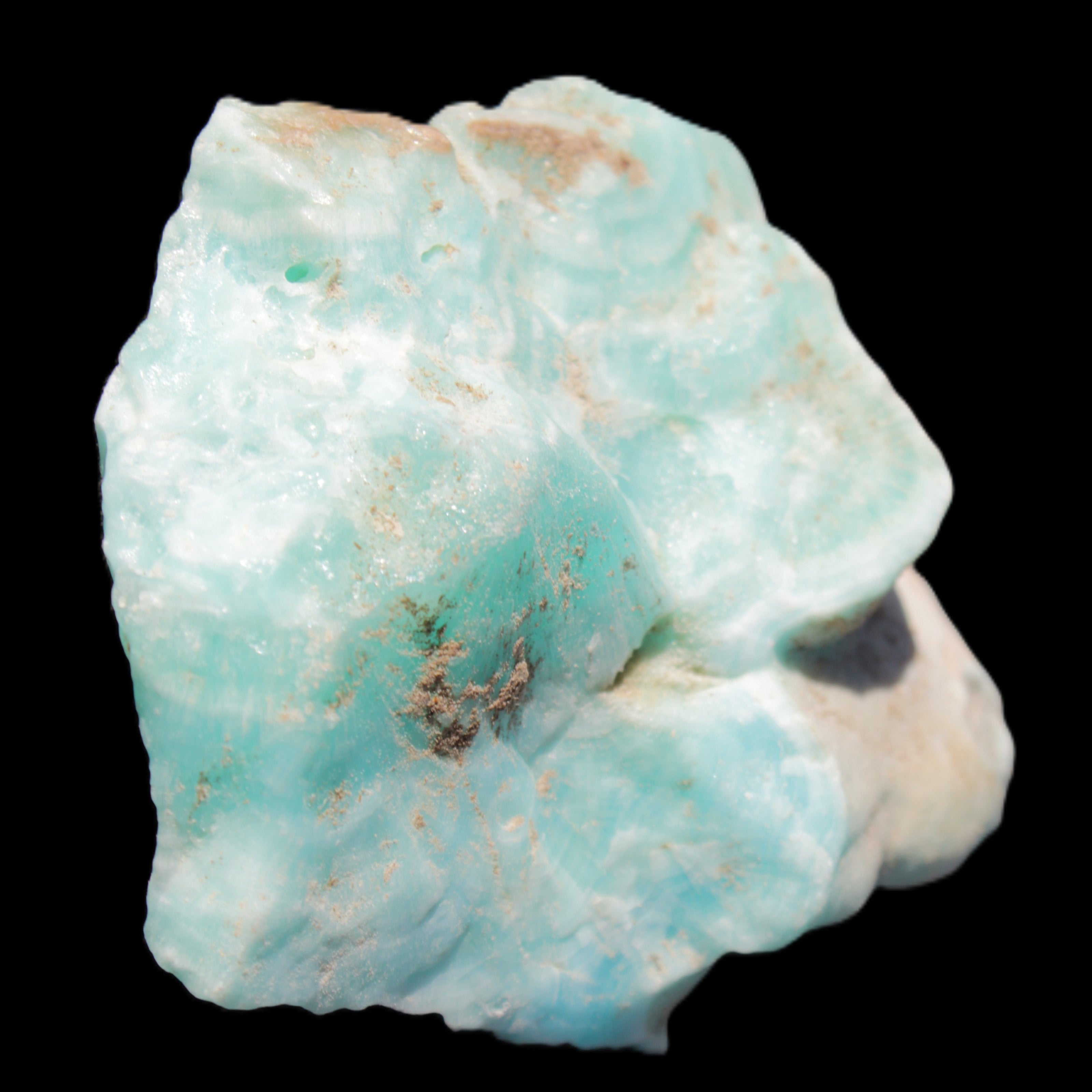 Blue Aragonite specimen 68*25*51mm 84.5g in sunlight- Rocks and Things Store