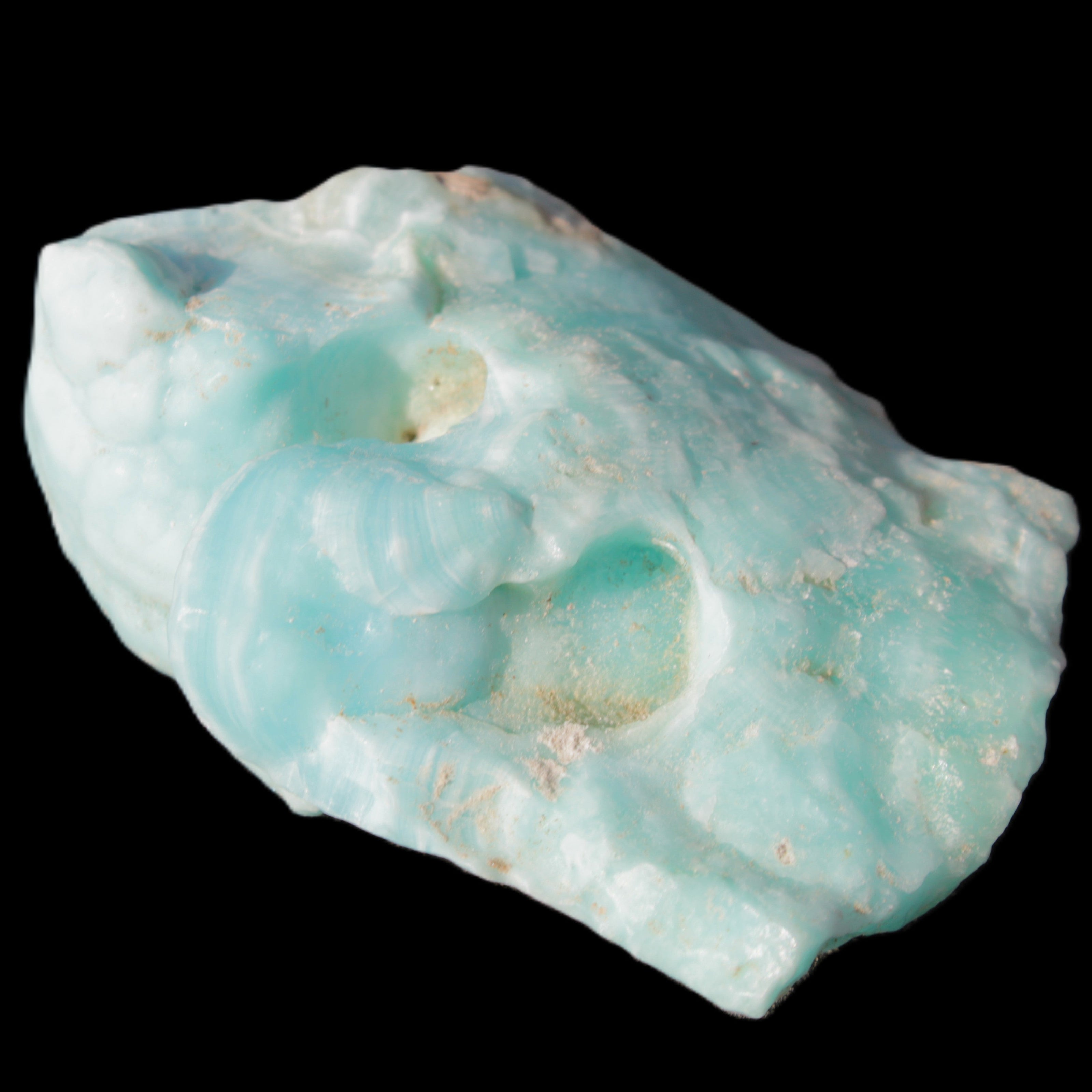 Blue Aragonite specimen 68*25*51mm 84.5g in sunlight- Rocks and Things Store