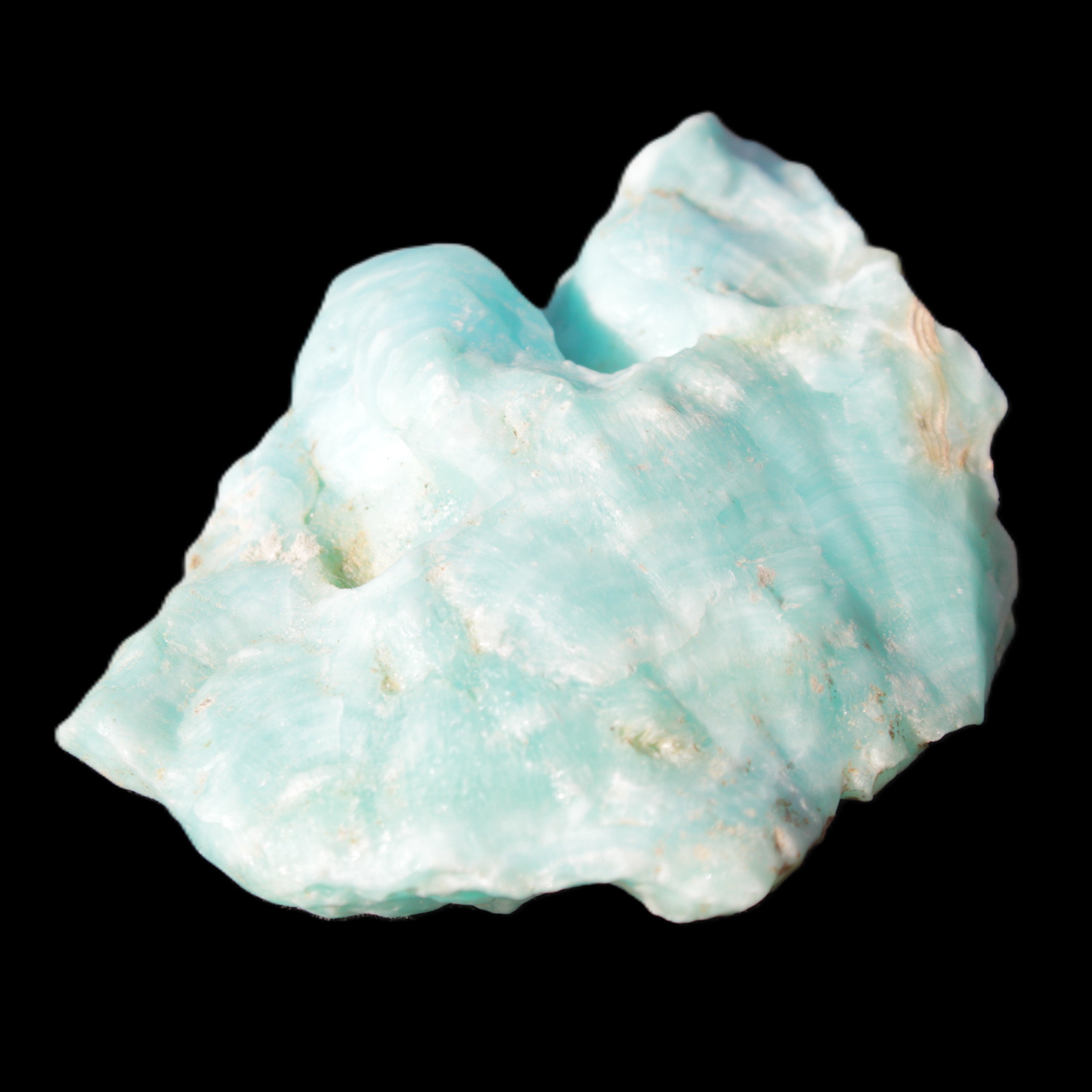 Blue Aragonite specimen 68*25*51mm 84.5g in sunlight- Rocks and Things Store