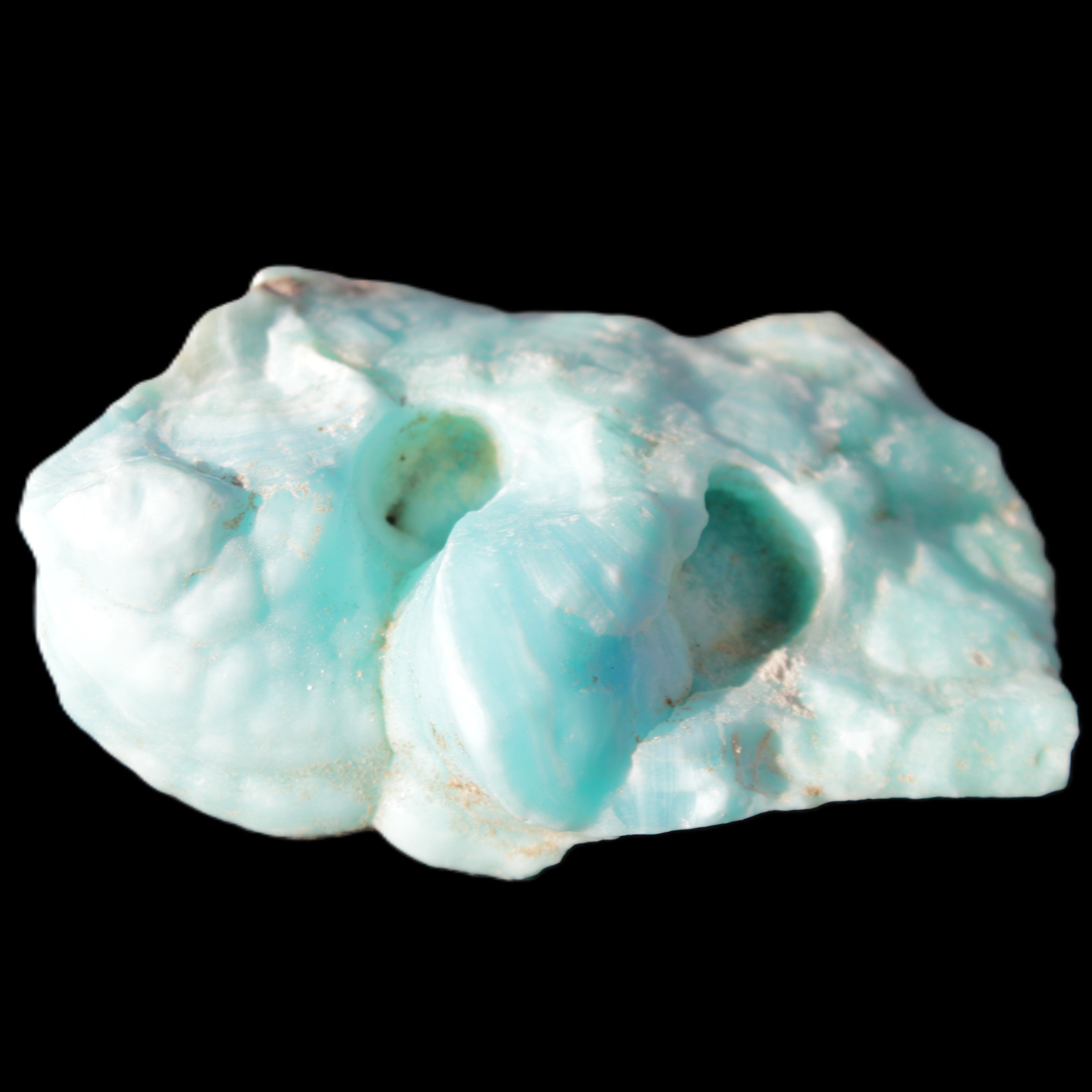 Blue Aragonite specimen 68*25*51mm 84.5g in sunlight- Rocks and Things Store