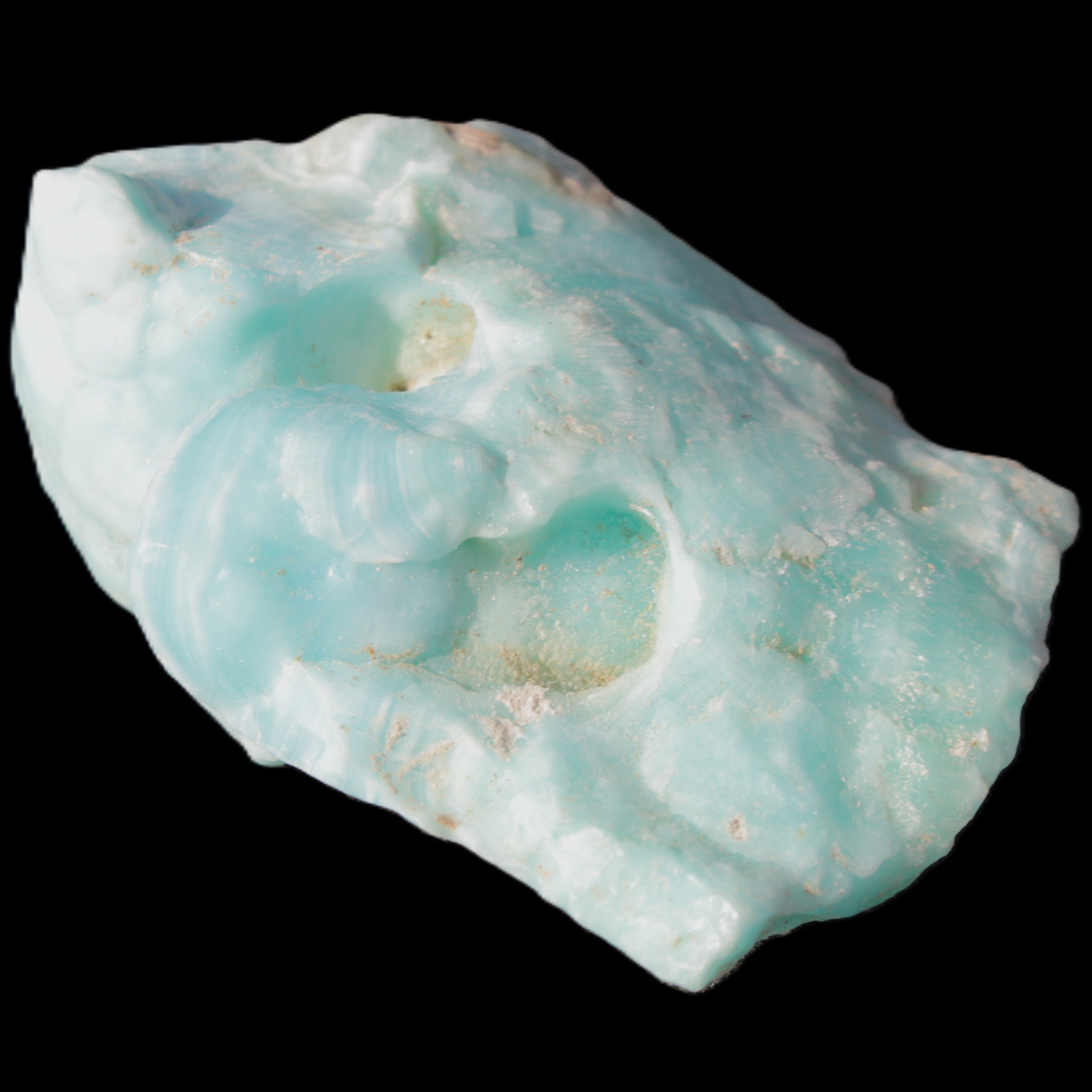 Blue Aragonite specimen 68*25*51mm 84.5g in sunlight- Rocks and Things Store