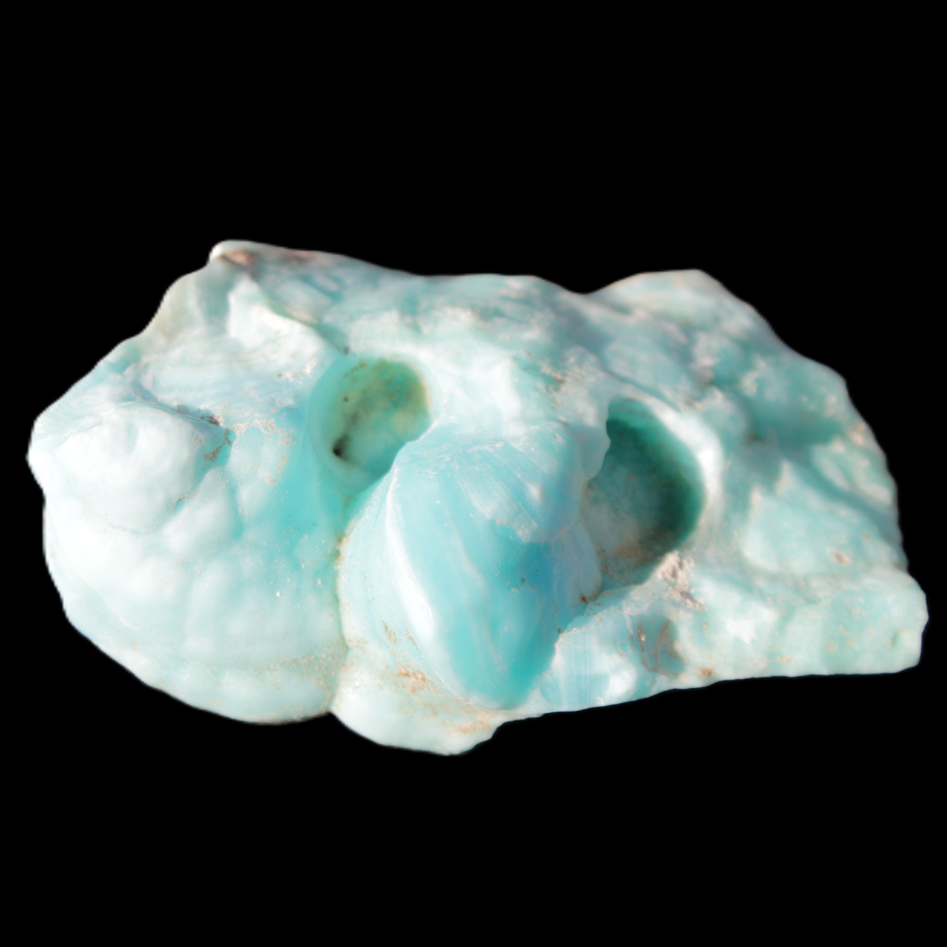 Blue Aragonite specimen 68*25*51mm 84.5g in sunlight- Rocks and Things Store