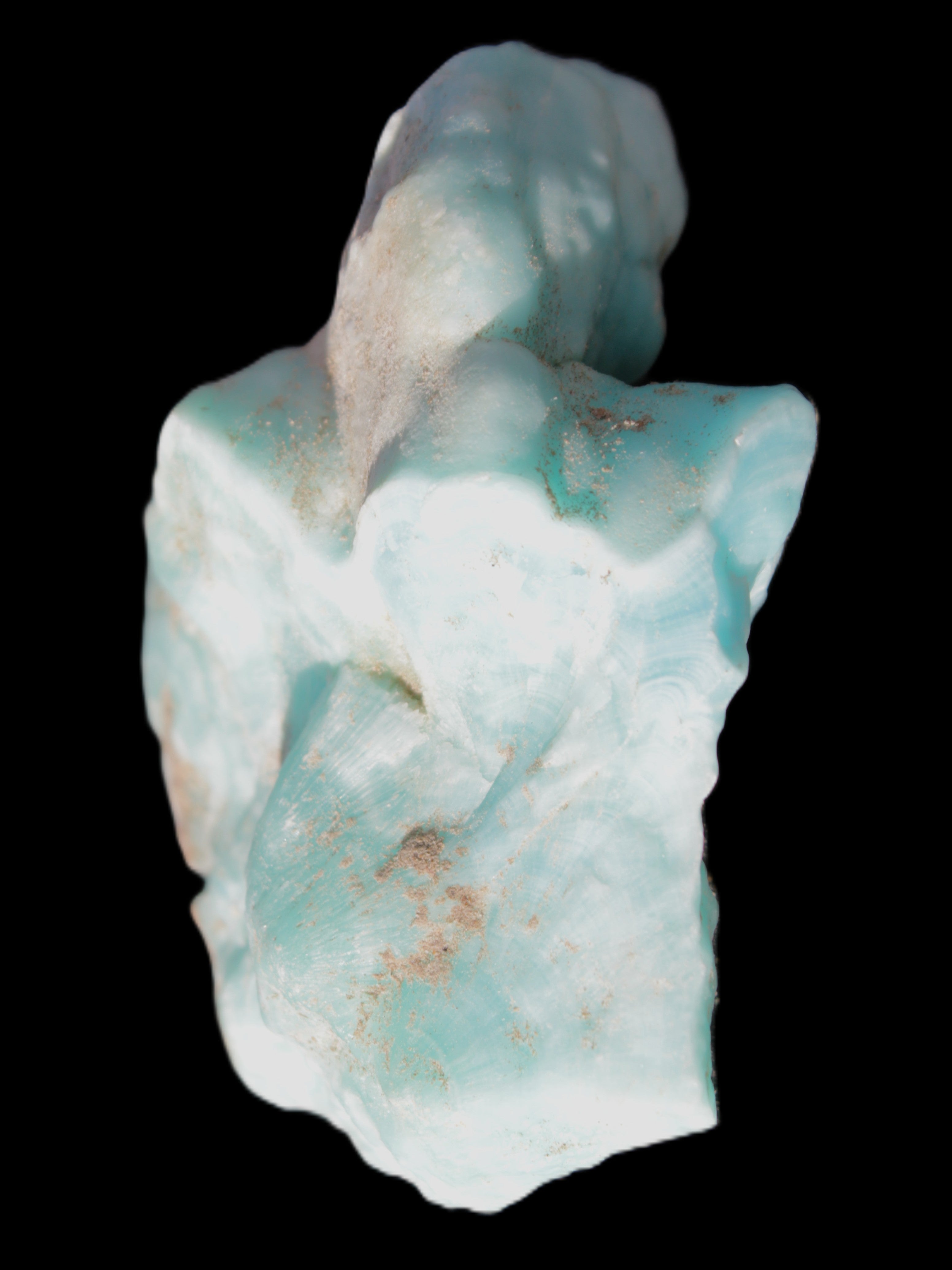 Blue Aragonite specimen 68*25*51mm 84.5g in sunlight- Rocks and Things Store