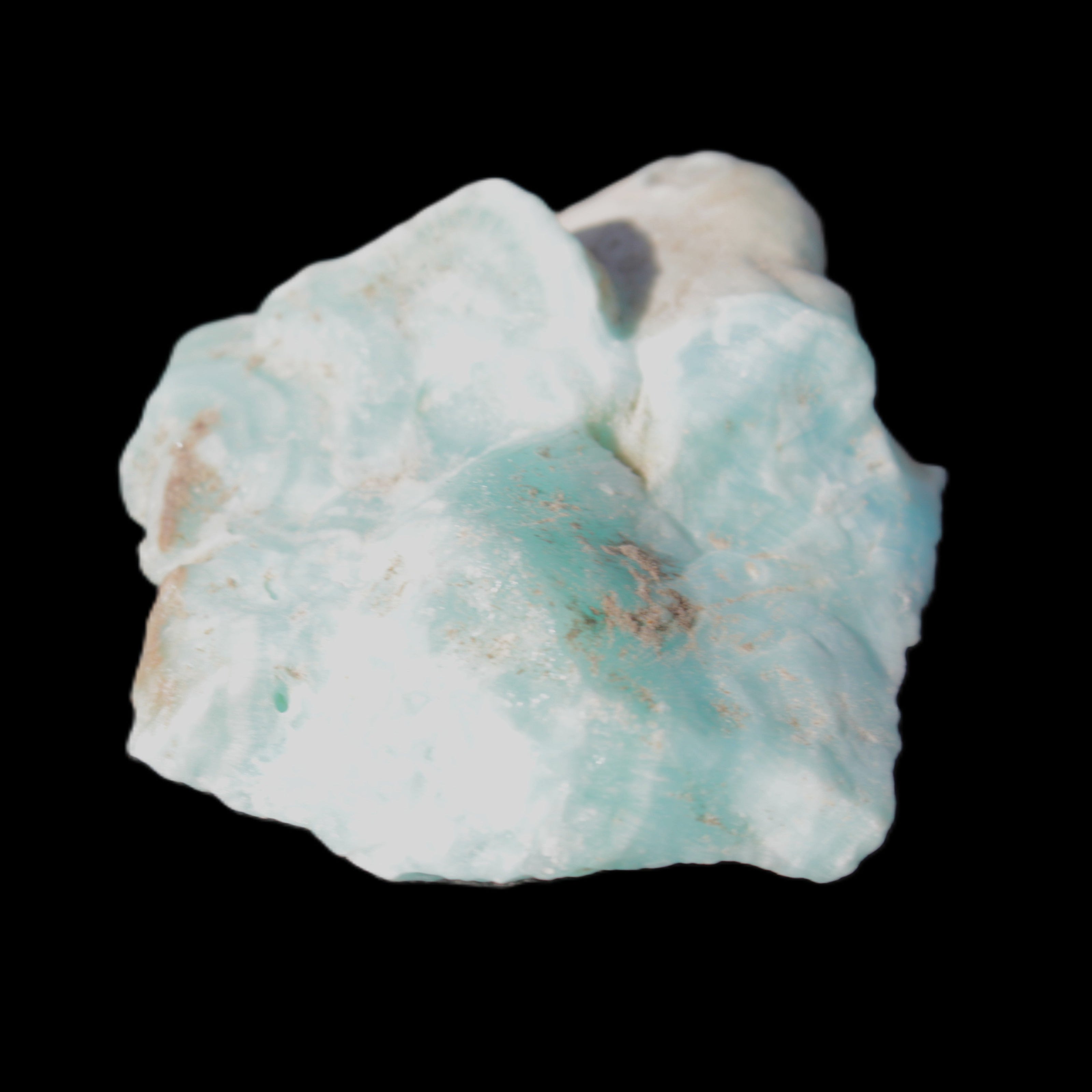 Blue Aragonite specimen 68*25*51mm 84.5g in sunlight - Rocks and Things Store