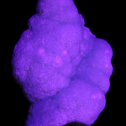 Blue Aragonite specimen 73*22*53mm 100g in UV light - Rocks and Things Store