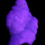 Blue Aragonite specimen 73*22*53mm 100g in UV light - Rocks and Things Store