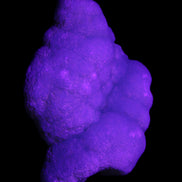 Blue Aragonite specimen 73*22*53mm 100g in UV light - Rocks and Things Store