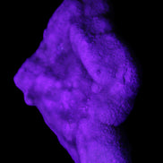 Blue Aragonite specimen 73*22*53mm 100g in sunlight - Rocks and Things Store