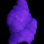 Blue Aragonite specimen 73*22*53mm 100g in UV light - Rocks and Things Store