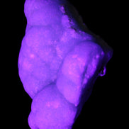 Blue Aragonite specimen 73*22*53mm 100g in UV light - Rocks and Things Store