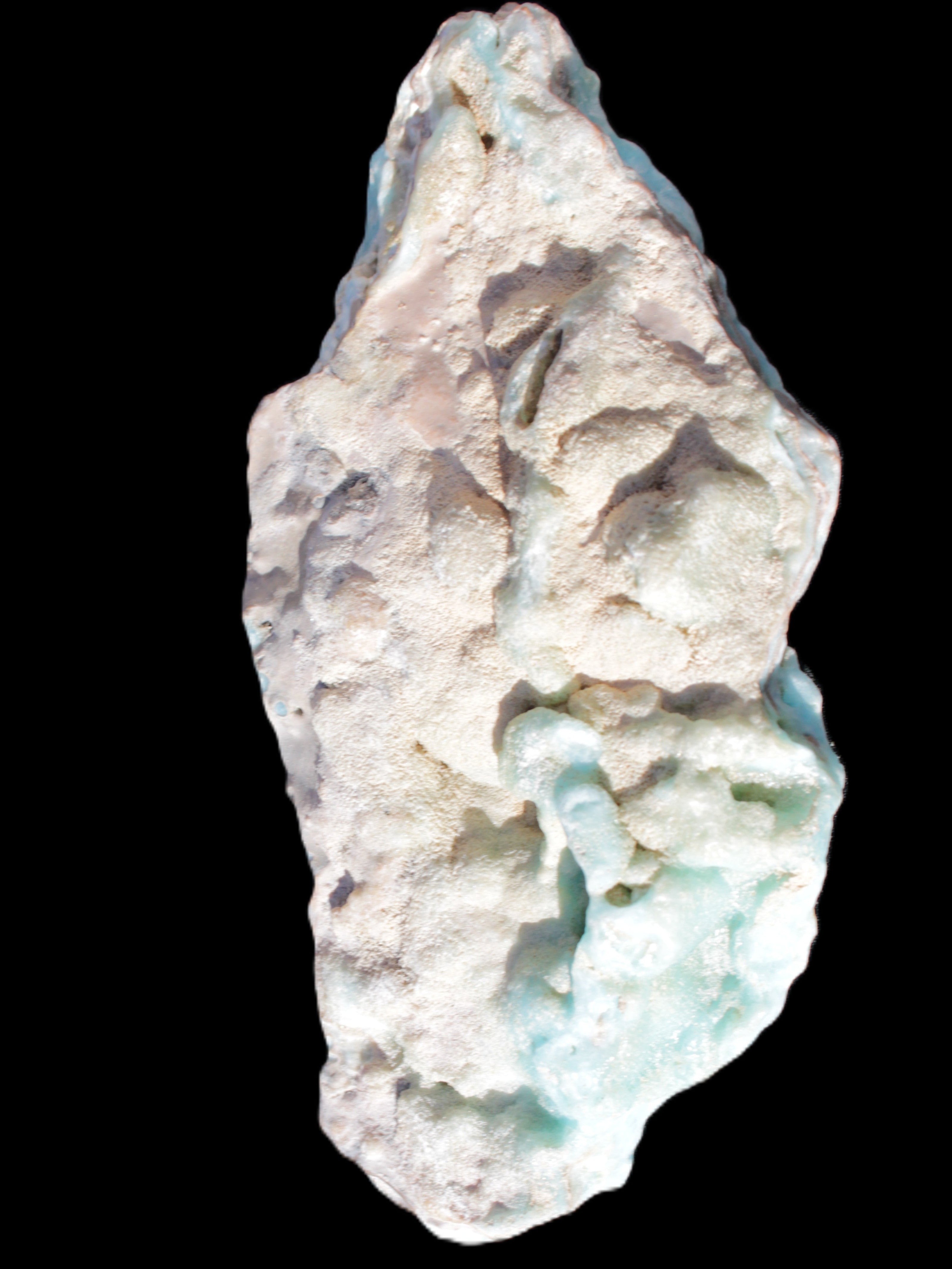 Blue Aragonite specimen 116*22*55mm 146g Rocks and Things Store