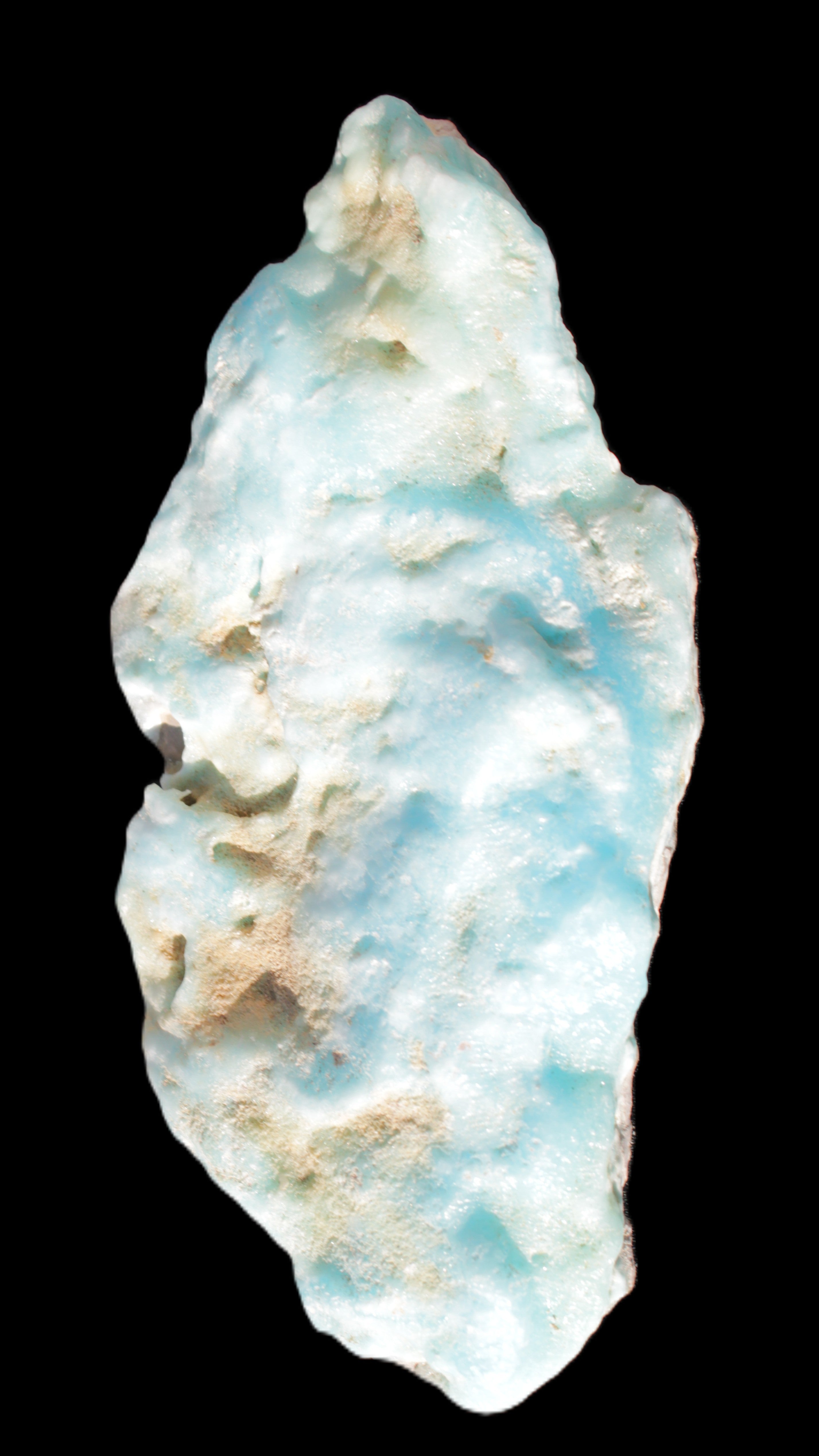 Blue Aragonite specimen 116*22*55mm 146g Rocks and Things Store