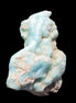Blue Aragonite specimen 93*34*75mm 228g Rocks and Things Store
