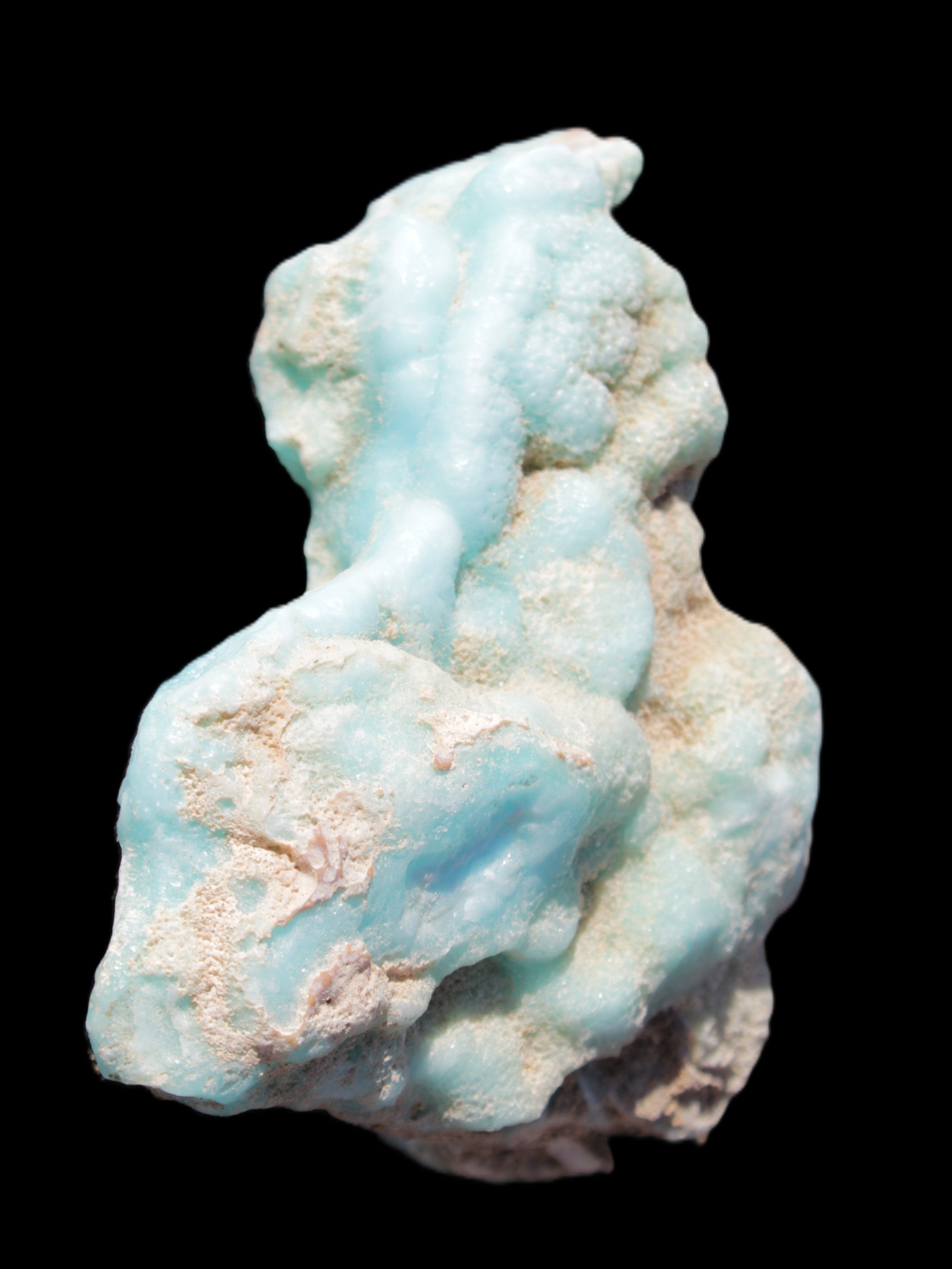 Blue Aragonite specimen 93*34*75mm 228g Rocks and Things Store