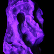 Blue Aragonite specimen 102*21*70mm 185g in UV light - Rocks and Things Store