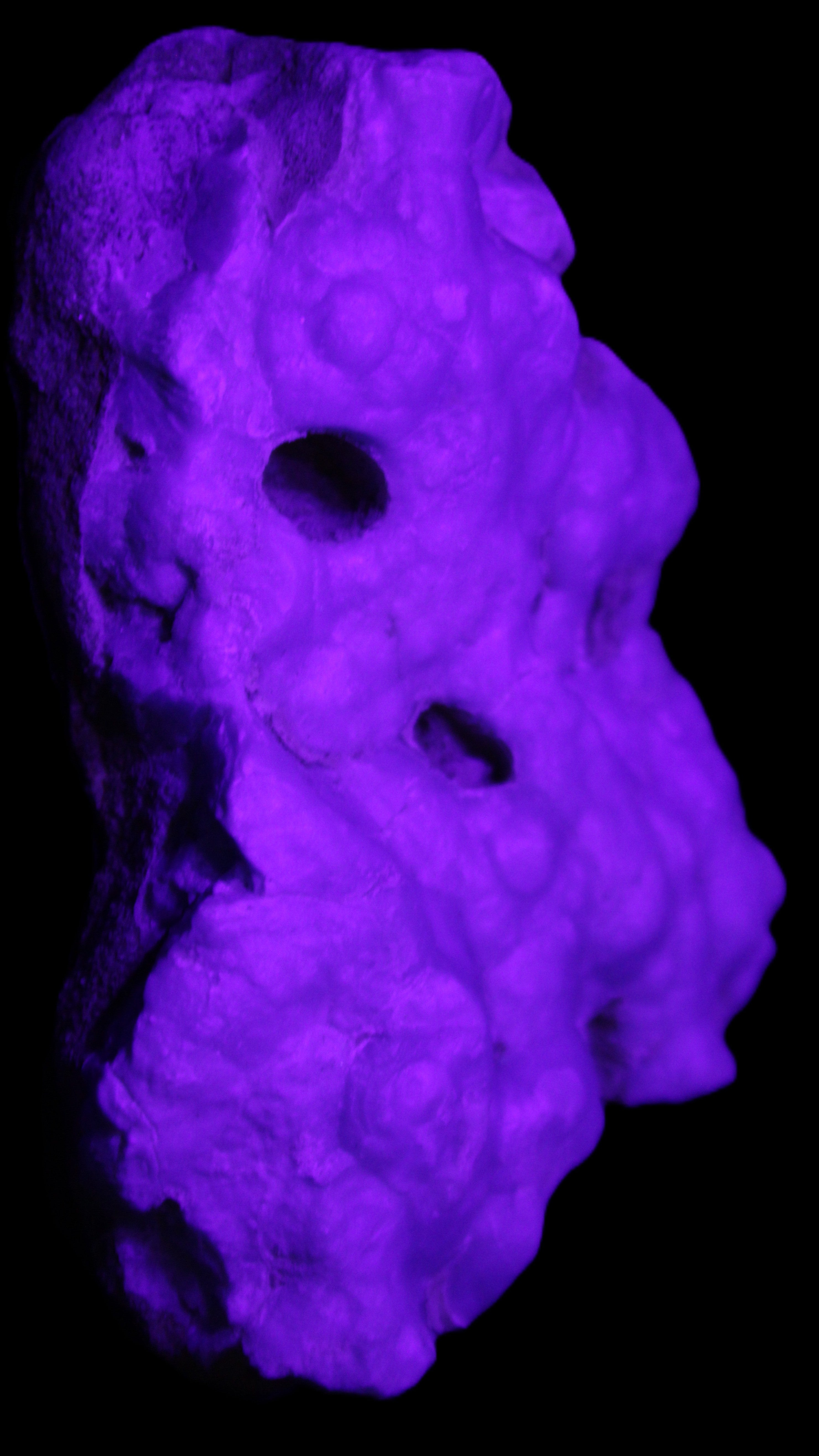 Blue Aragonite specimen 102*21*70mm 185g in sunlight - Rocks and Things Store