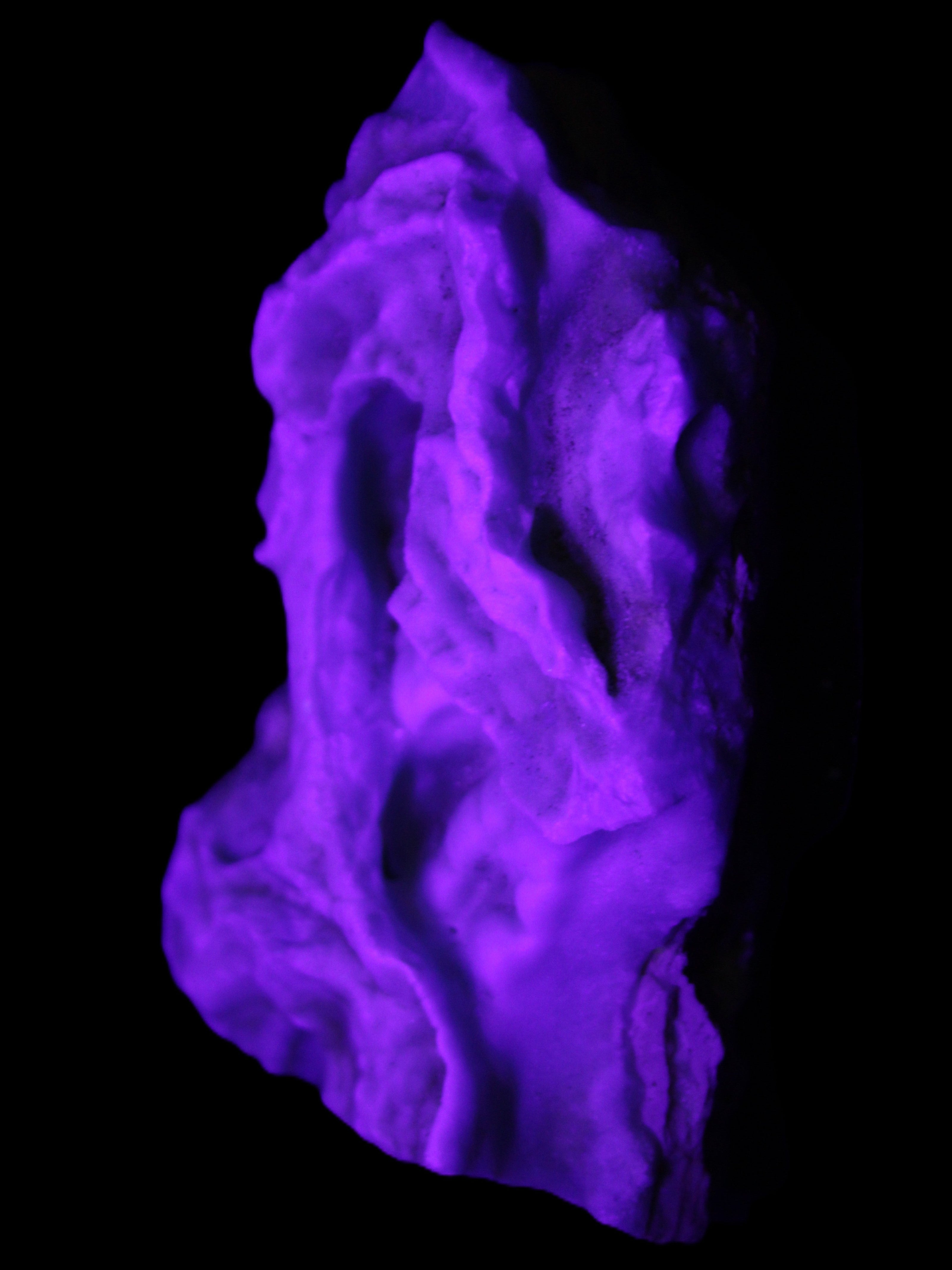 Blue Aragonite specimen 102*21*70mm 185g in sunlight - Rocks and Things Store