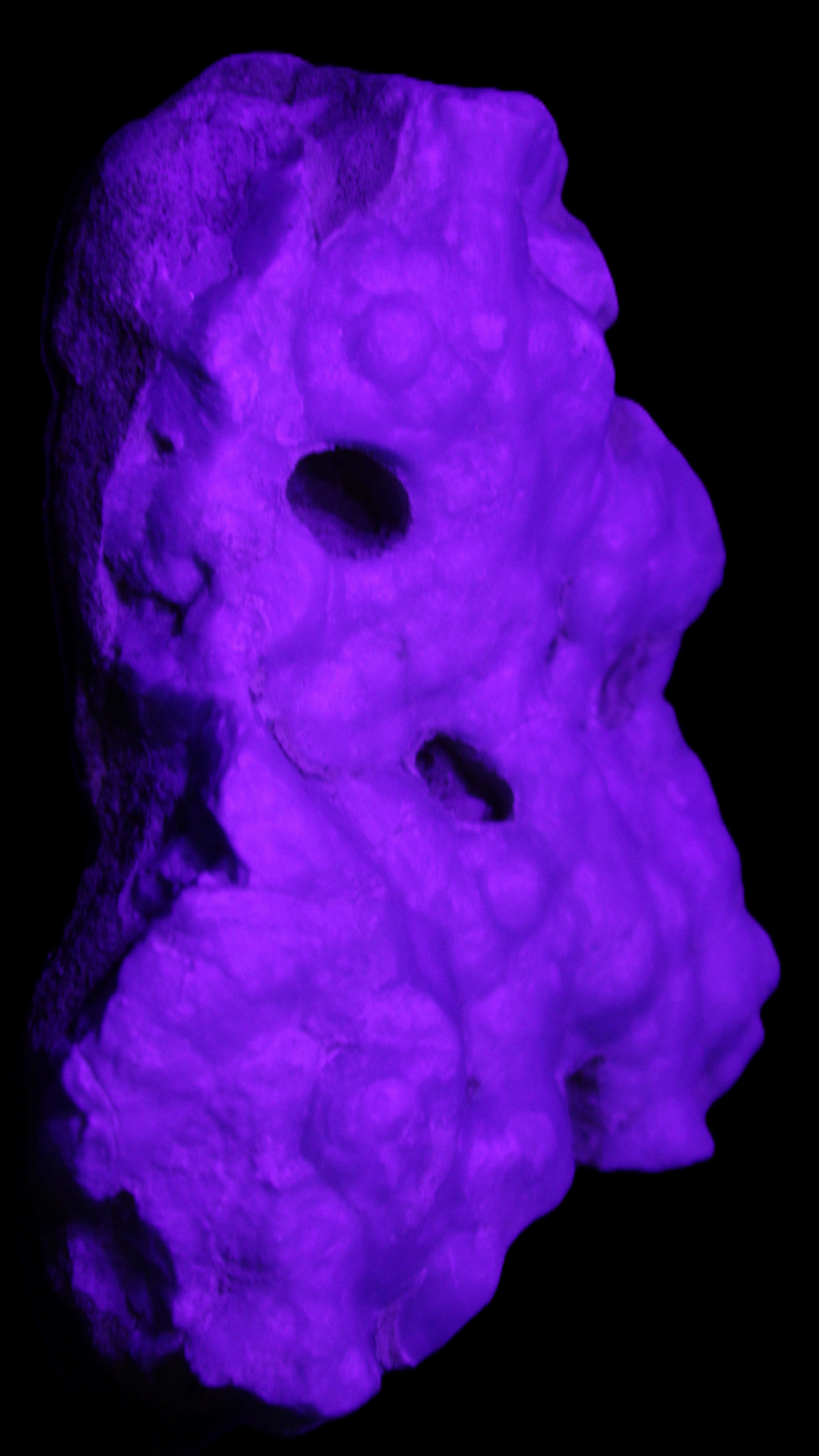 Blue Aragonite specimen 102*21*70mm 185g in sunlight - Rocks and Things Store