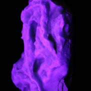 Blue Aragonite specimen 102*21*70mm 185g in UV light - Rocks and Things Store