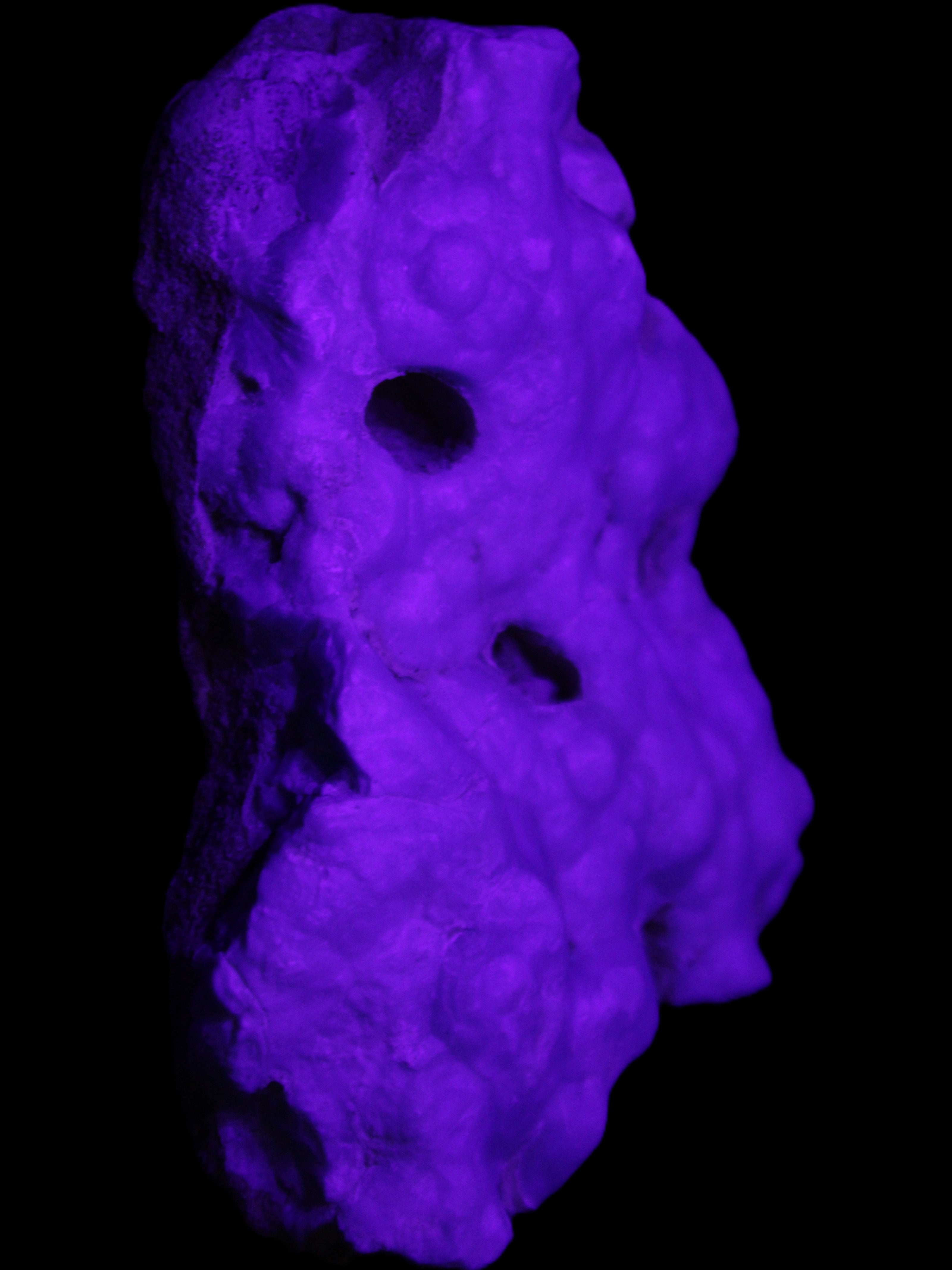 Blue Aragonite specimen 102*21*70mm 185g in sunlight - Rocks and Things Store