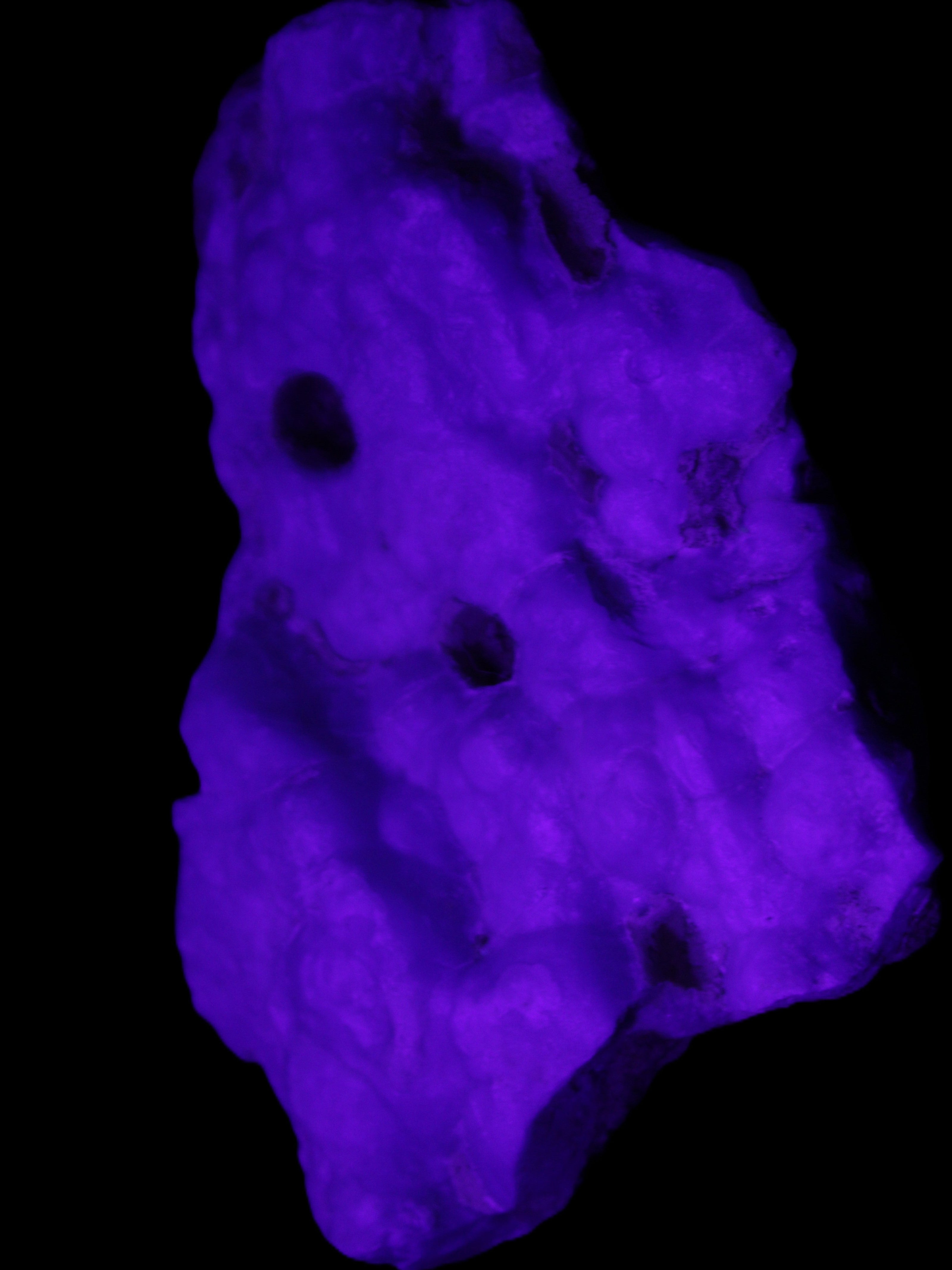 Blue Aragonite specimen 102*21*70mm 185g in sunlight - Rocks and Things Store