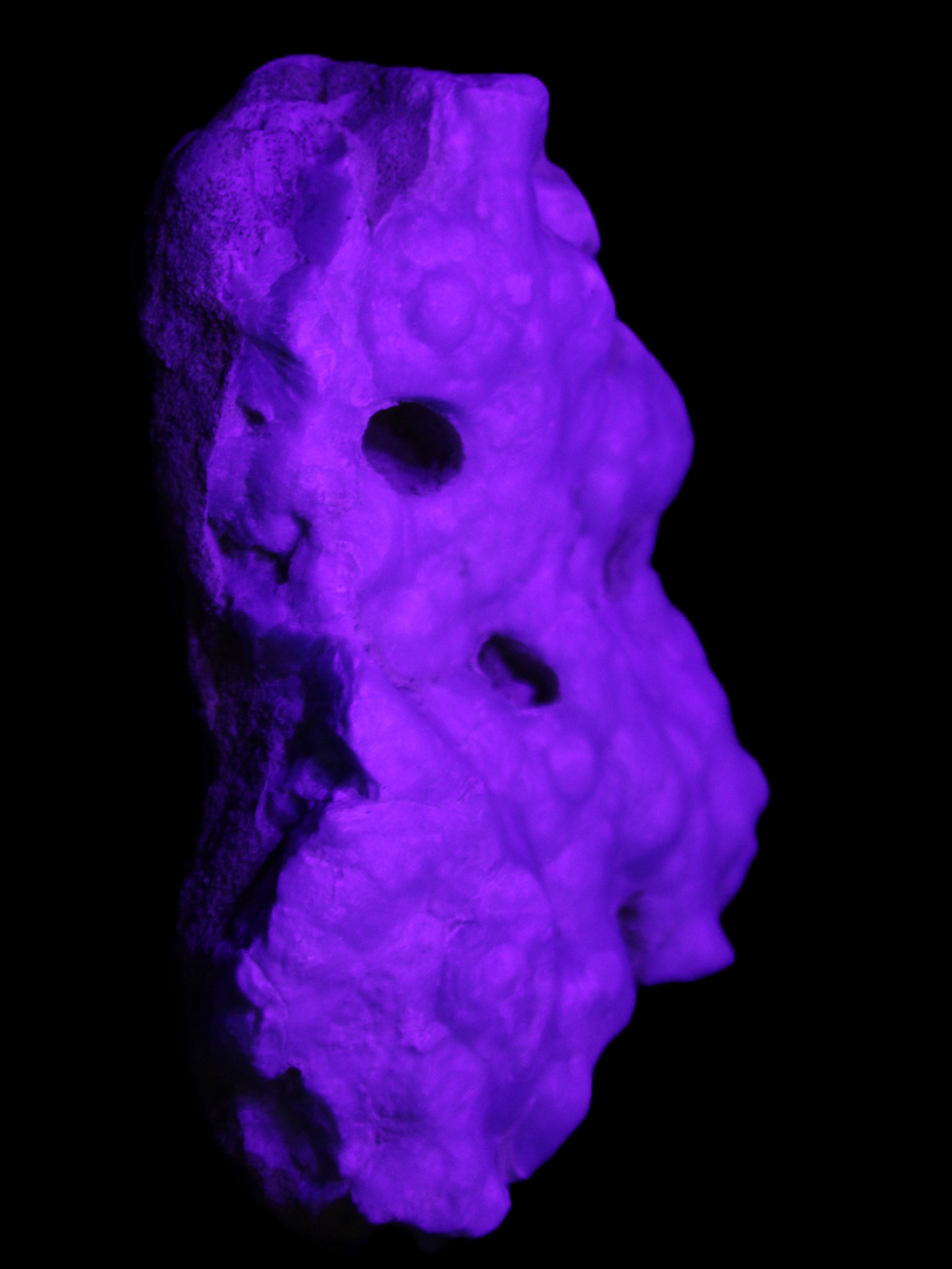 Blue Aragonite specimen 102*21*70mm 185g in sunlight - Rocks and Things Store