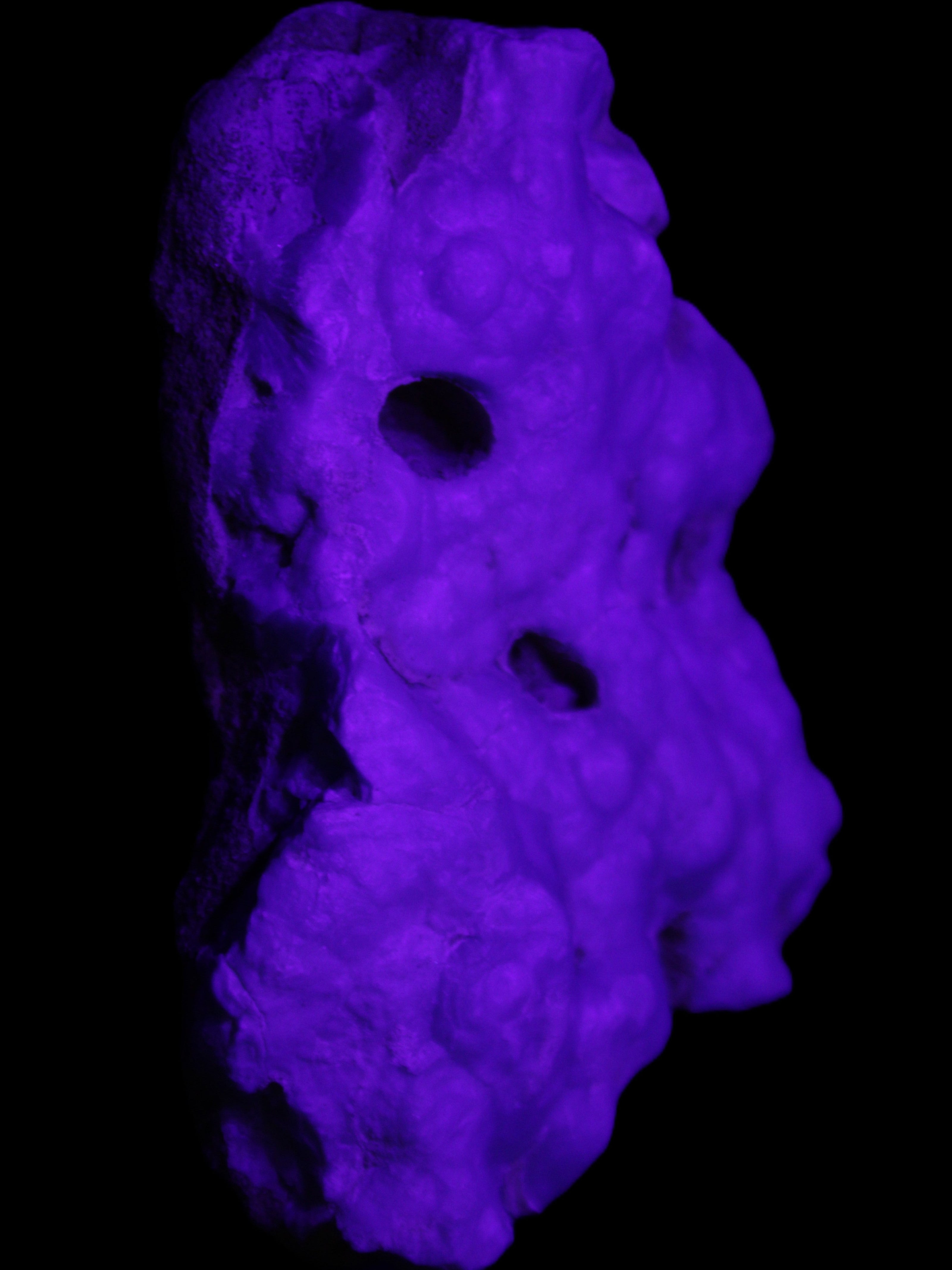 Blue Aragonite specimen 102*21*70mm 185g in sunlight - Rocks and Things Store