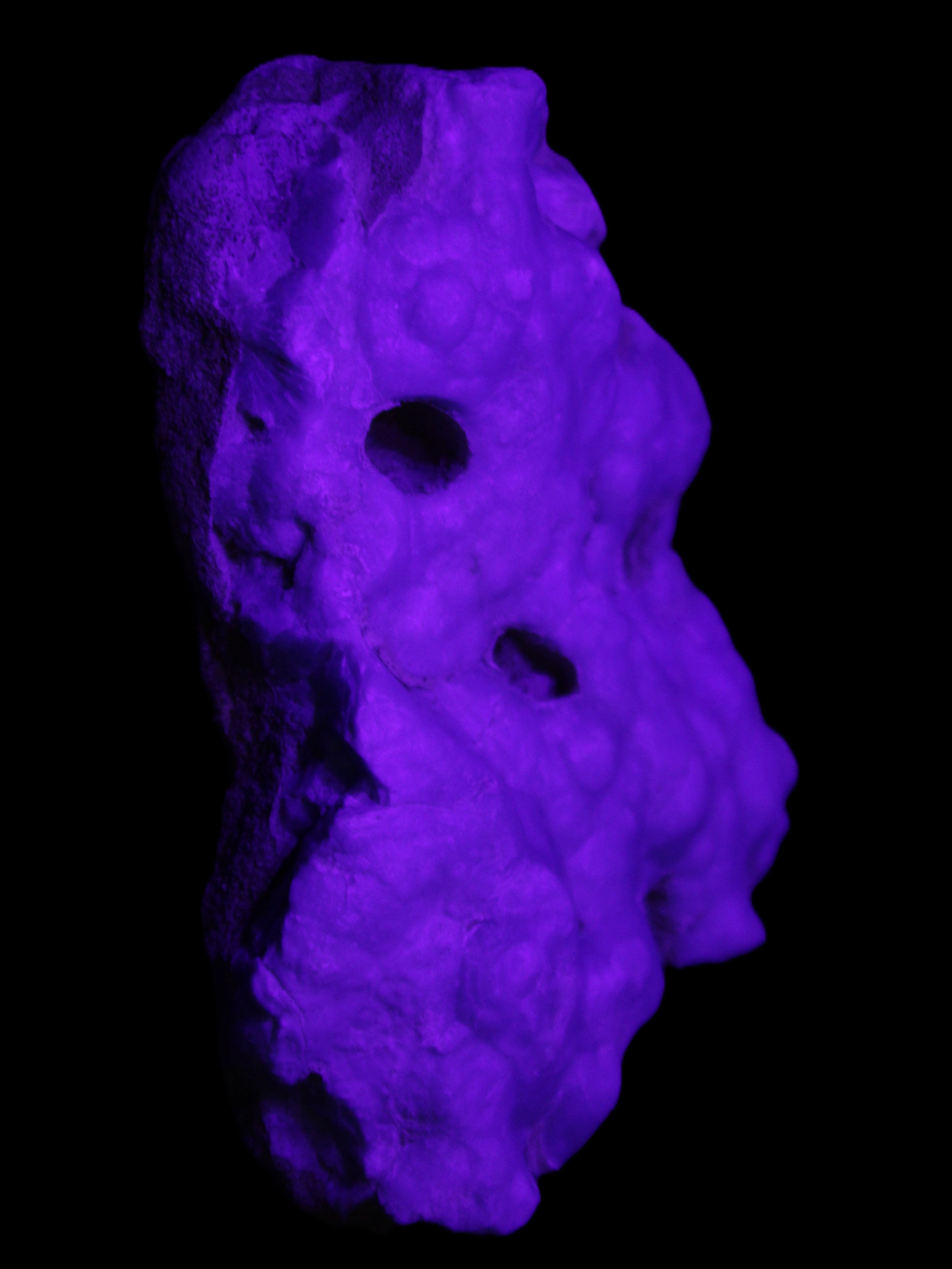 Blue Aragonite specimen 102*21*70mm 185g in sunlight - Rocks and Things Store