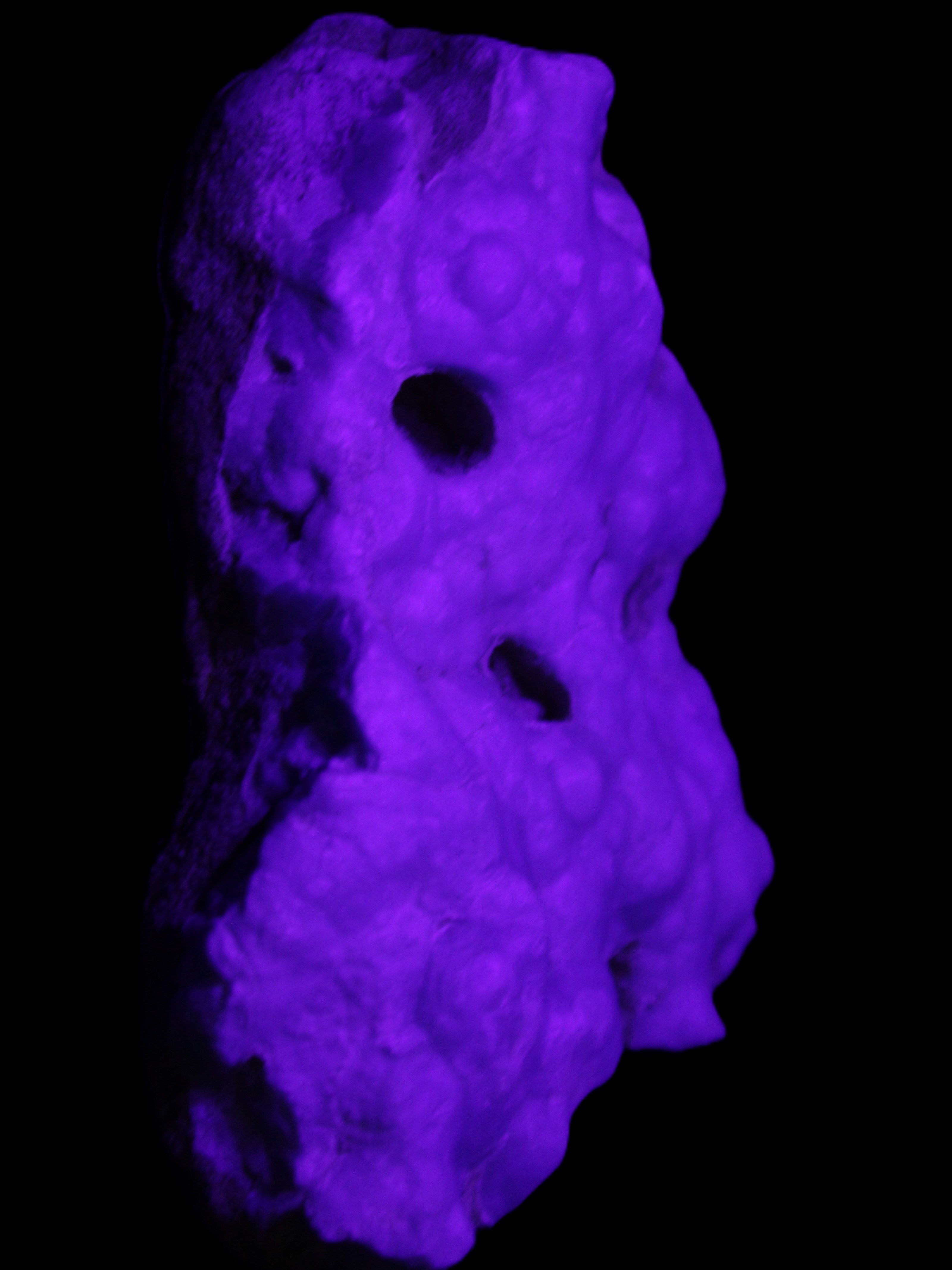 Blue Aragonite specimen 102*21*70mm 185g in sunlight - Rocks and Things Store