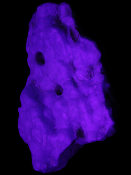 Blue Aragonite specimen 102*21*70mm 185g in sunlight - Rocks and Things Store