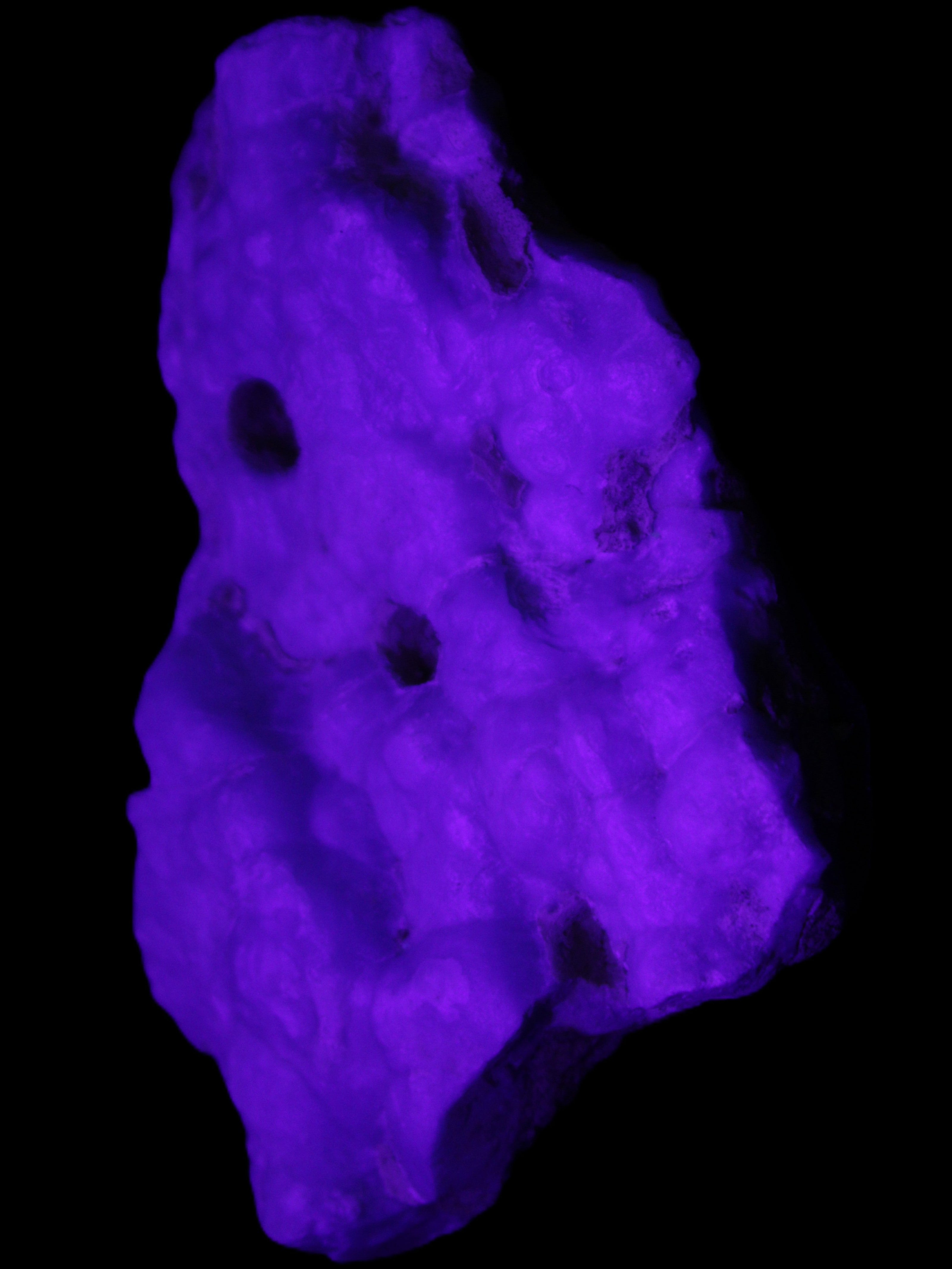 Blue Aragonite specimen 102*21*70mm 185g in sunlight - Rocks and Things Store