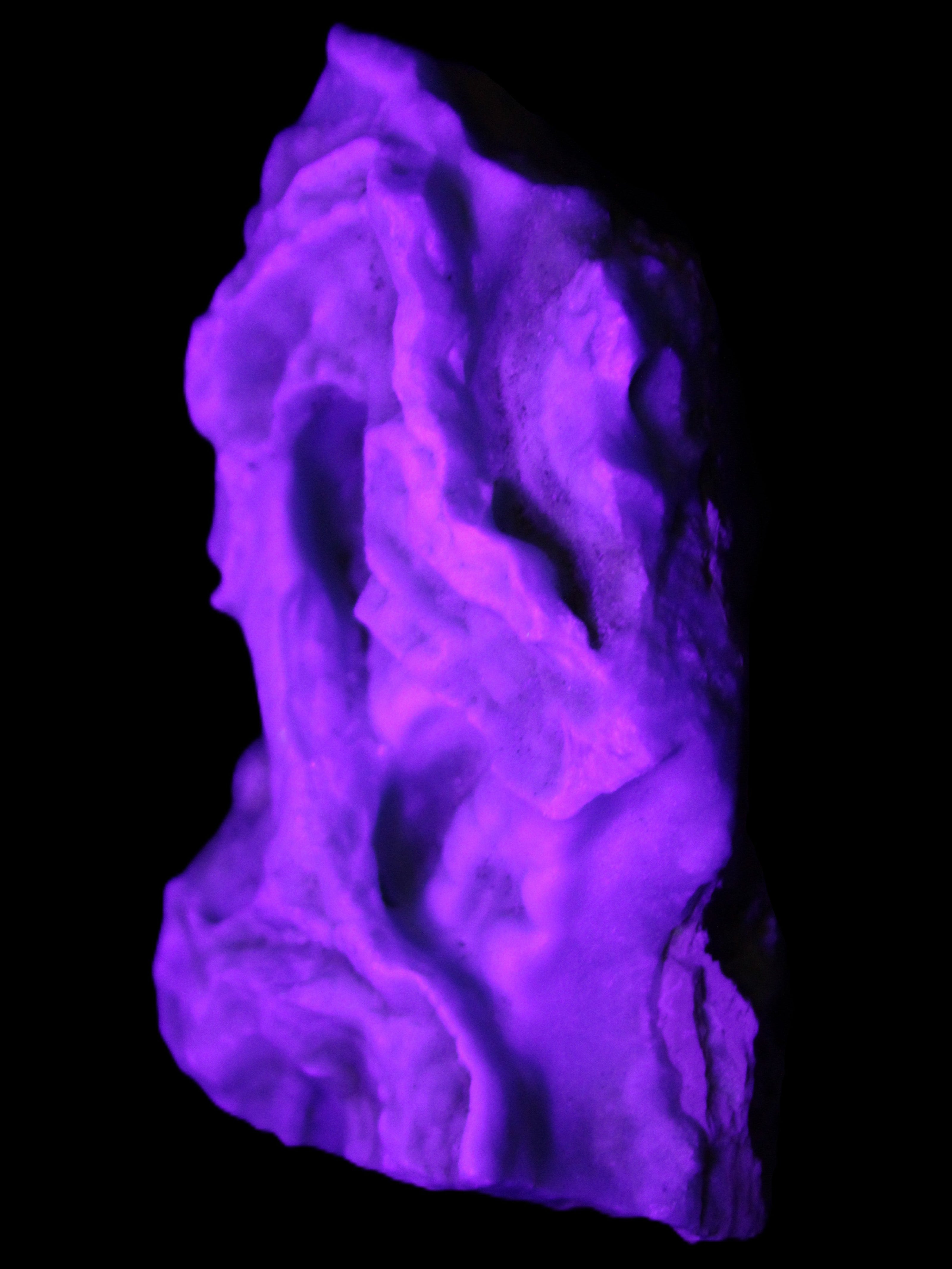 Blue Aragonite specimen 102*21*70mm 185g in sunlight - Rocks and Things Store