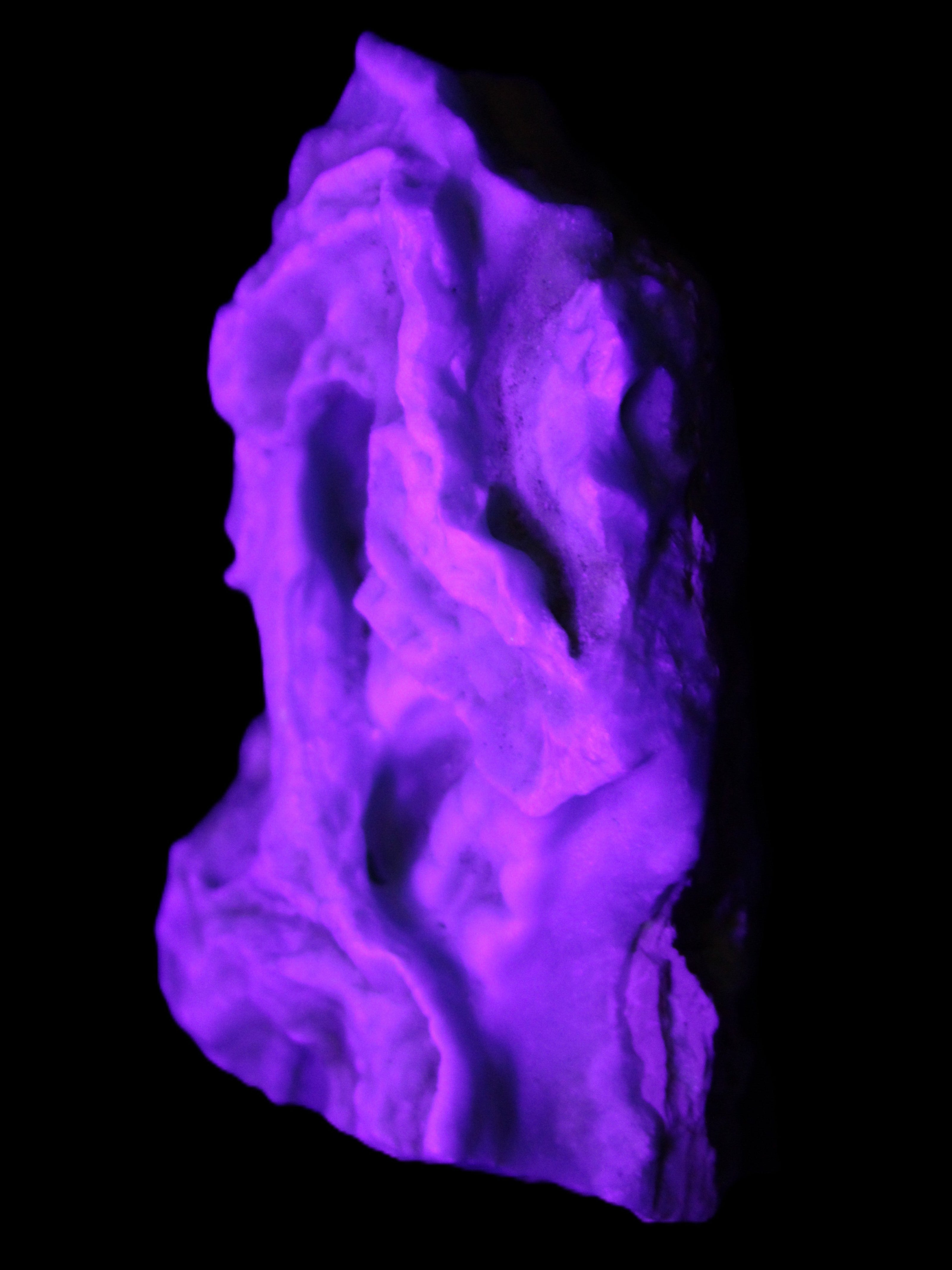 Blue Aragonite specimen 102*21*70mm 185g in sunlight - Rocks and Things Store