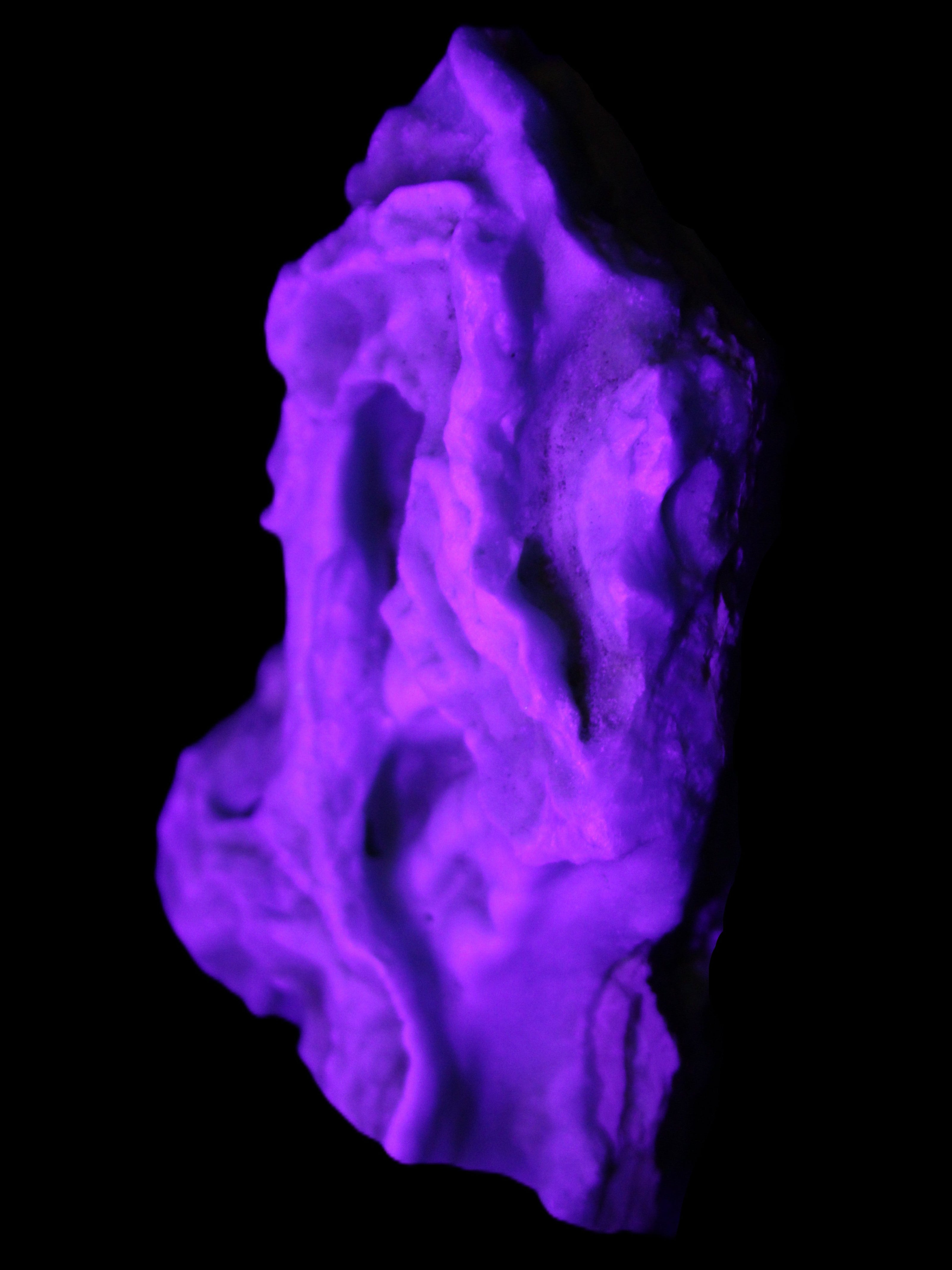 Blue Aragonite specimen 102*21*70mm 185g in sunlight - Rocks and Things Store